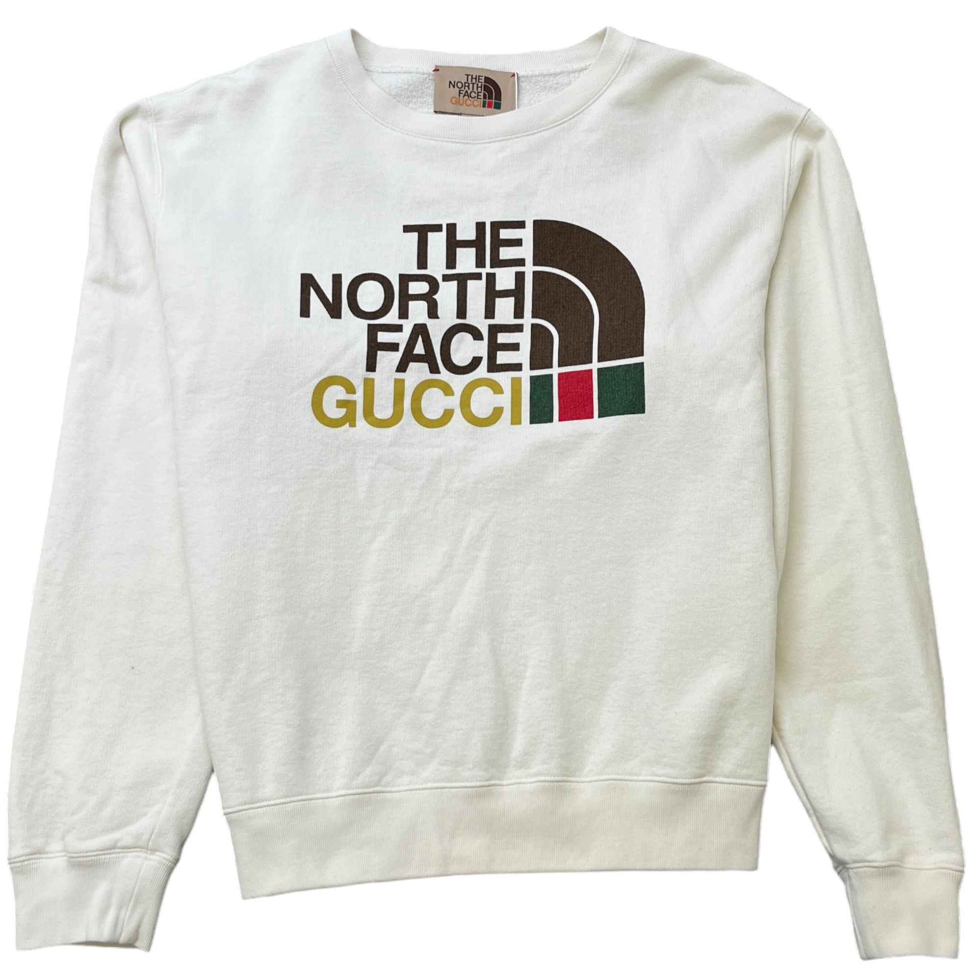 Men's X North Face Sweatshirt White Size S