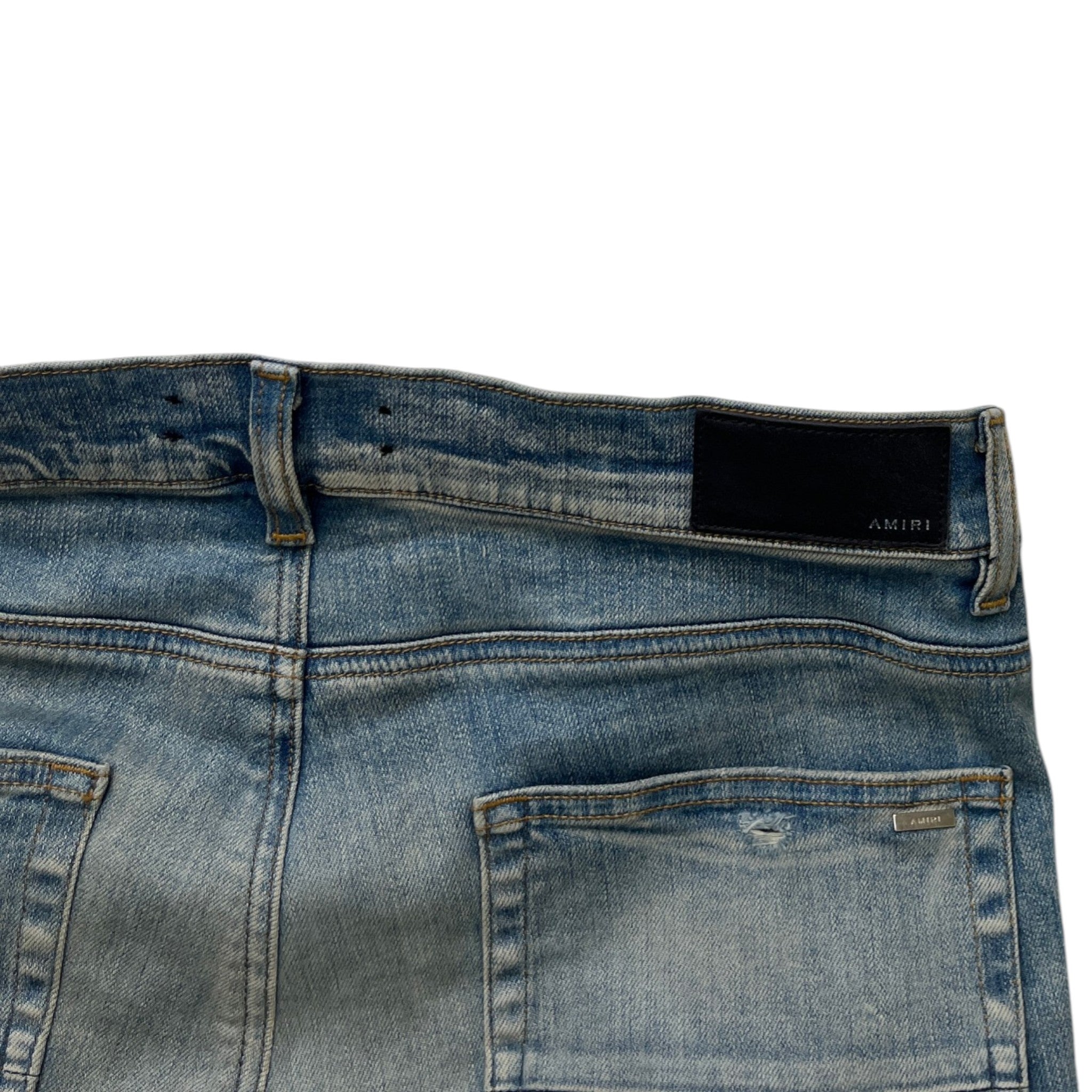 Men's Distressed Jeans Blue Size Waist 34"