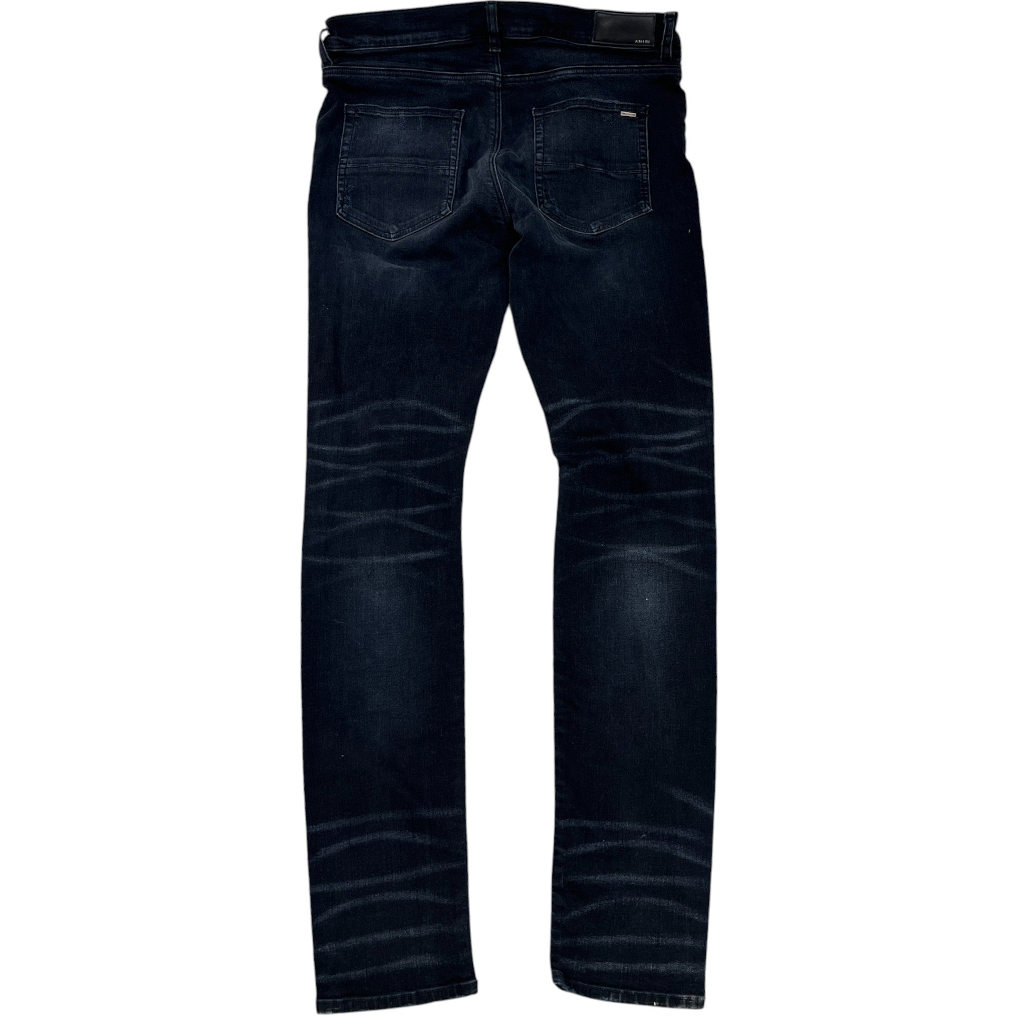 Men's Mx1 Distressed Jeans Black Size Waist 36"