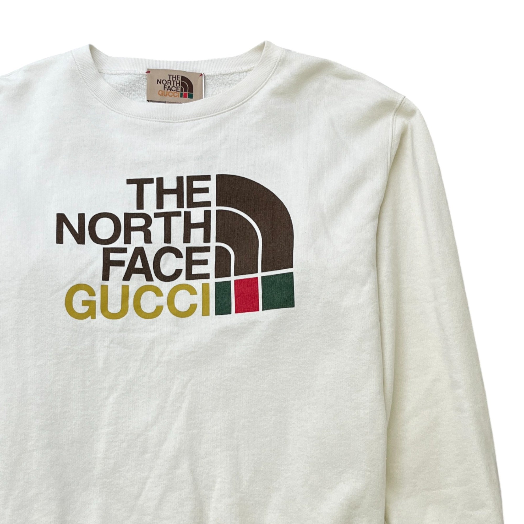 Men's X North Face Sweatshirt White Size S