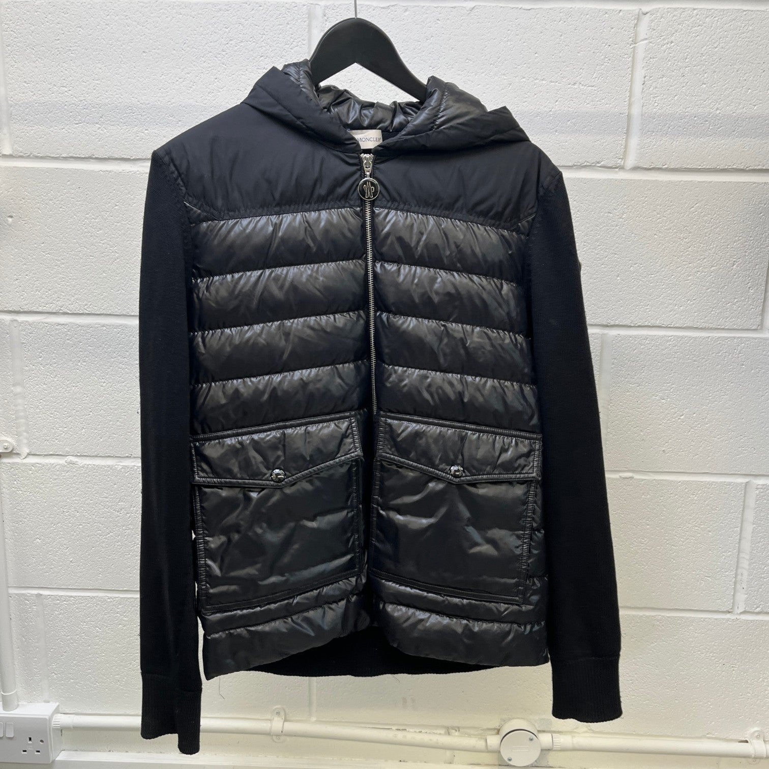 Men's Cardigan Tricot Jacket Black Size M