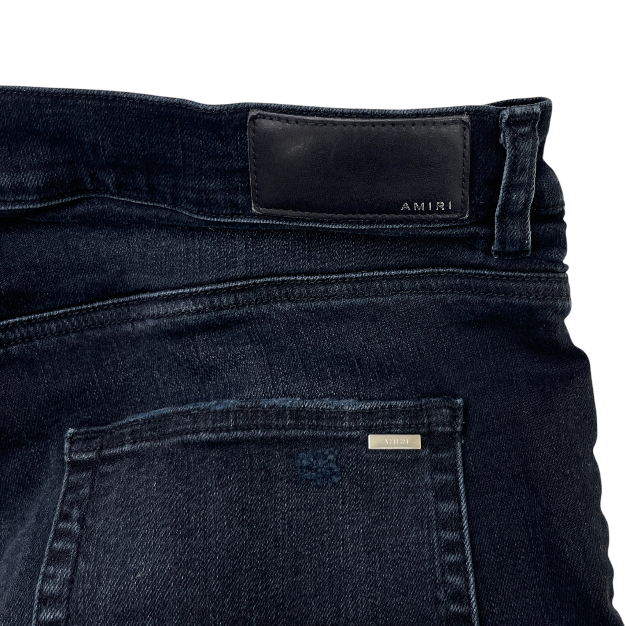 Men's Mx1 Distressed Jeans Black Size Waist 36"