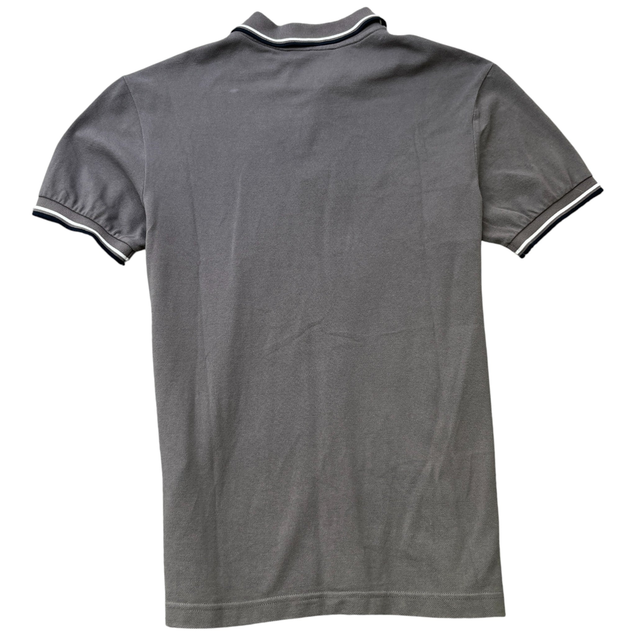 Men's Tab Logo Polo Shirt Grey Size M