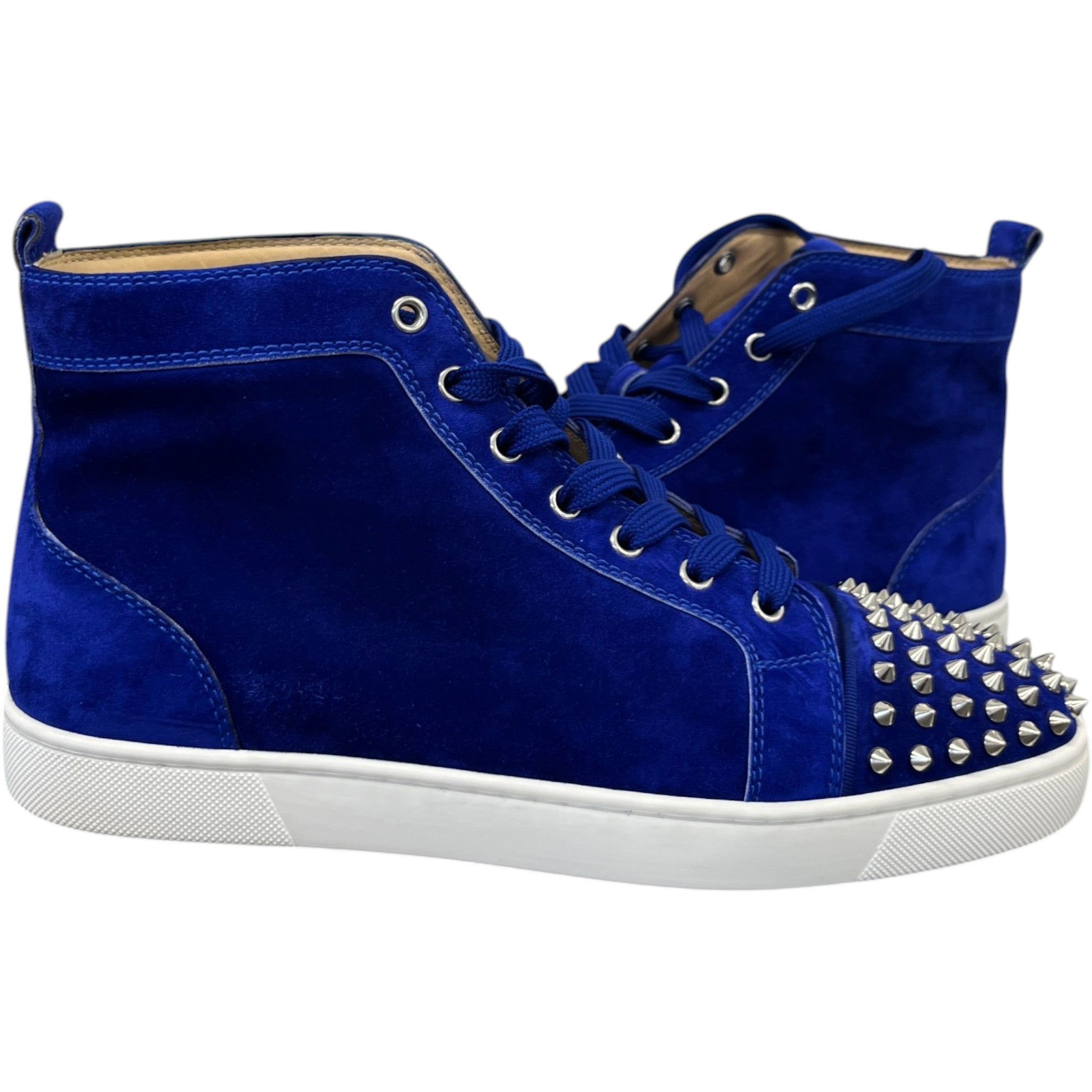 Men's Louis Spikes High Trainers Blue Size EU 42.5 / UK 8.5