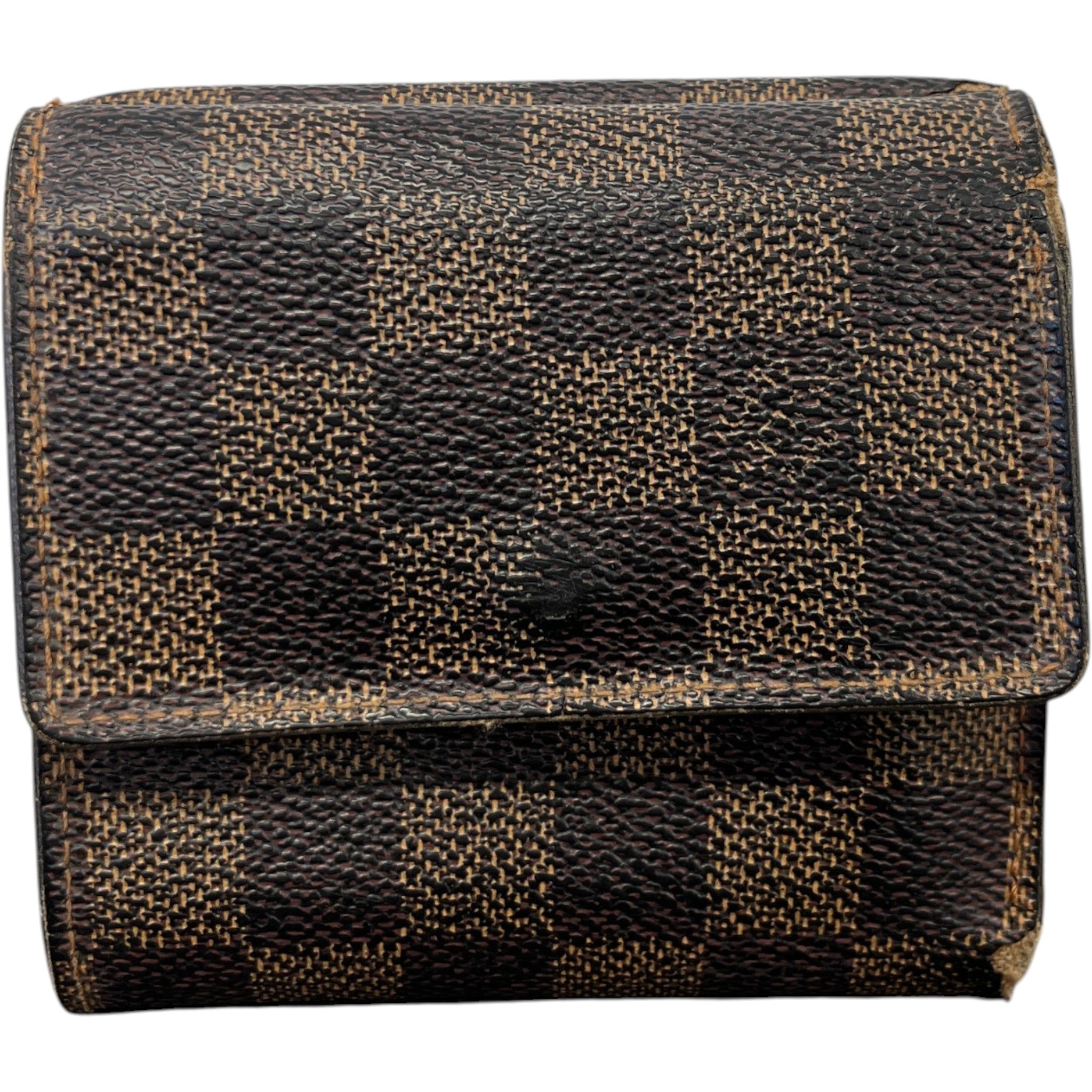 Men's Damier Ebene Portefeuille Elise Purse Brown