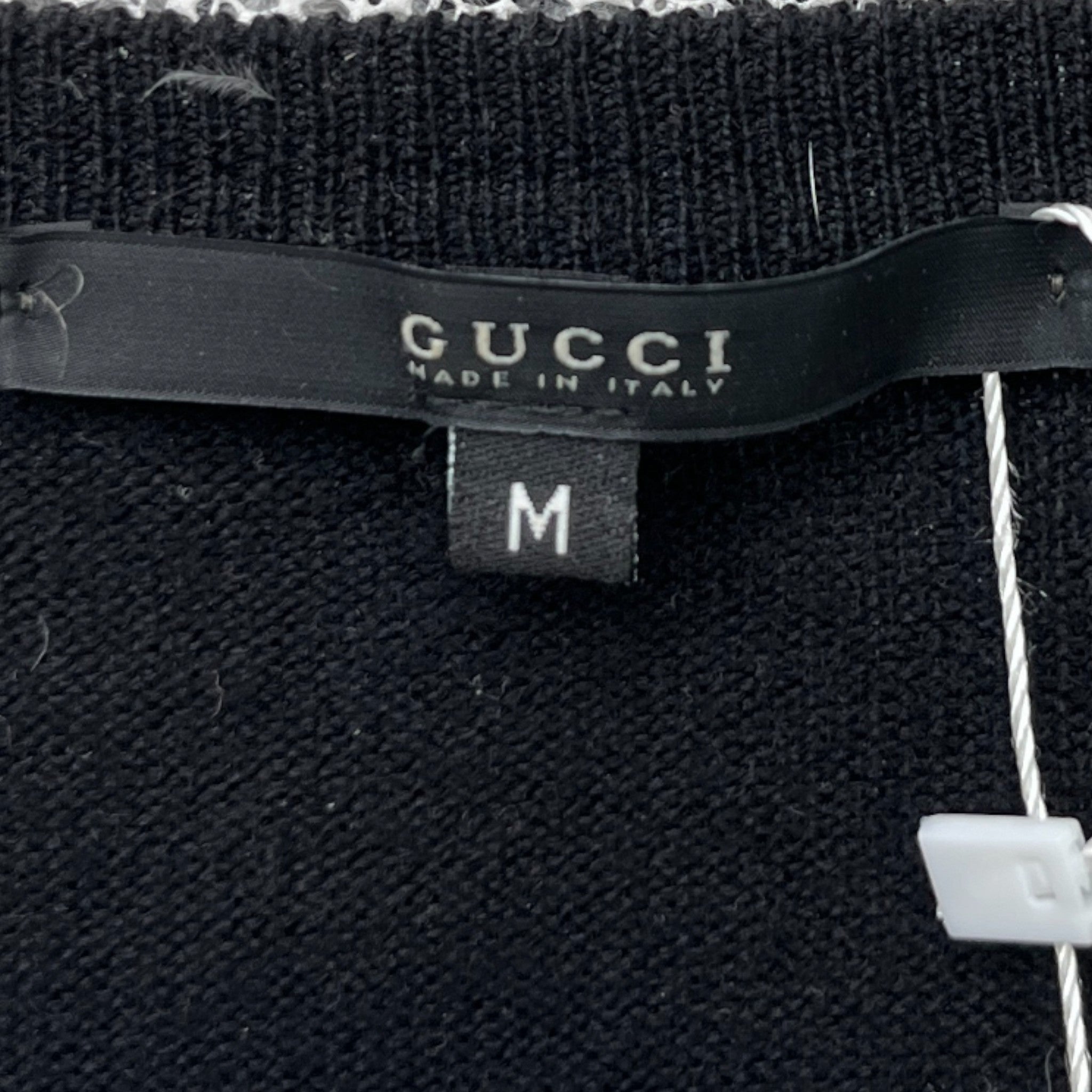 Men's Embroidered Logo Jumper Black Size M