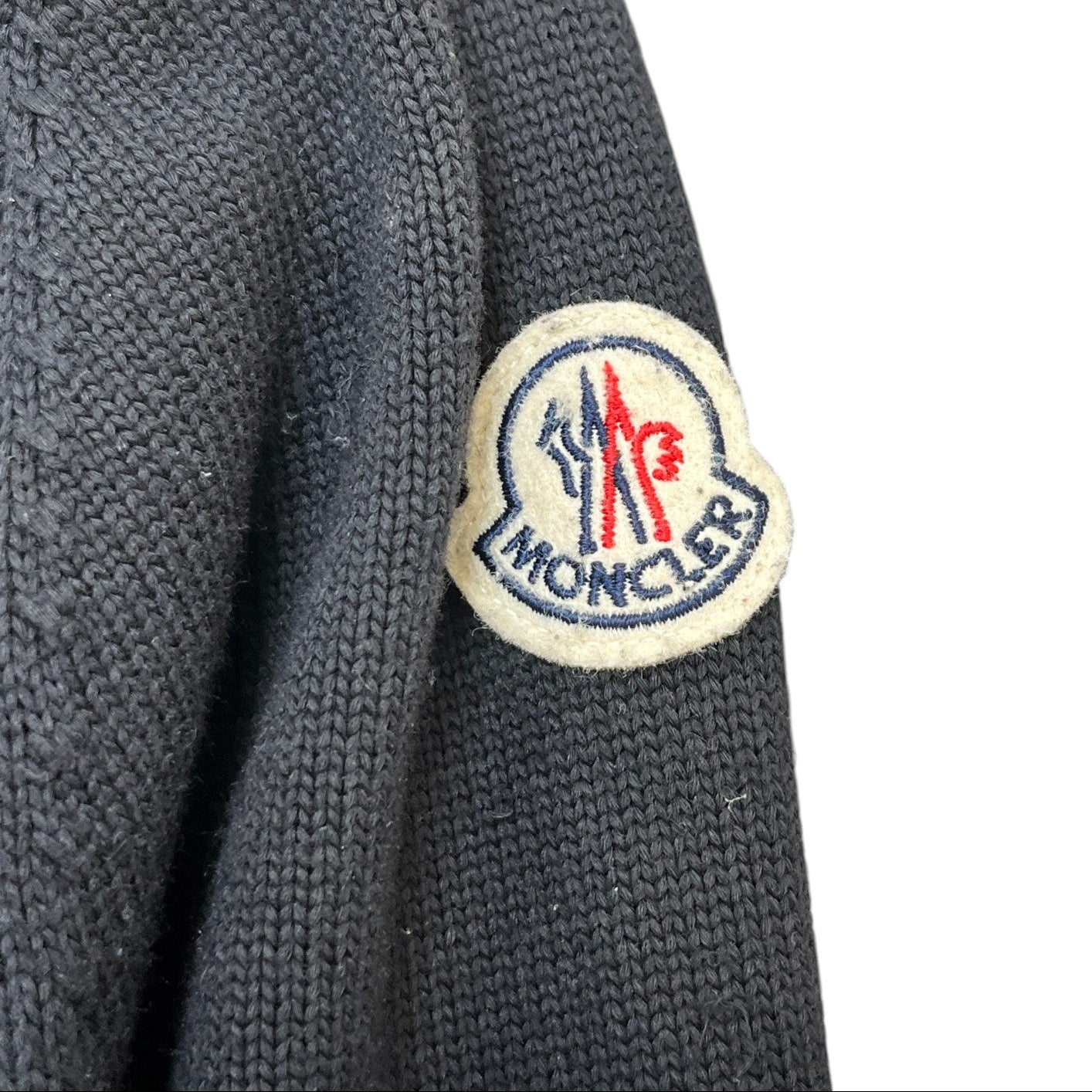 Men's Cardigan Tricot Jacket Black Size M