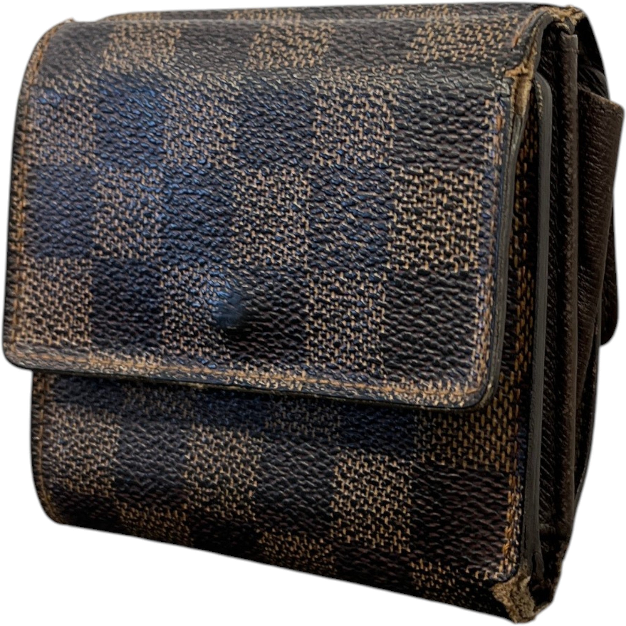 Men's Damier Ebene Portefeuille Elise Purse Brown