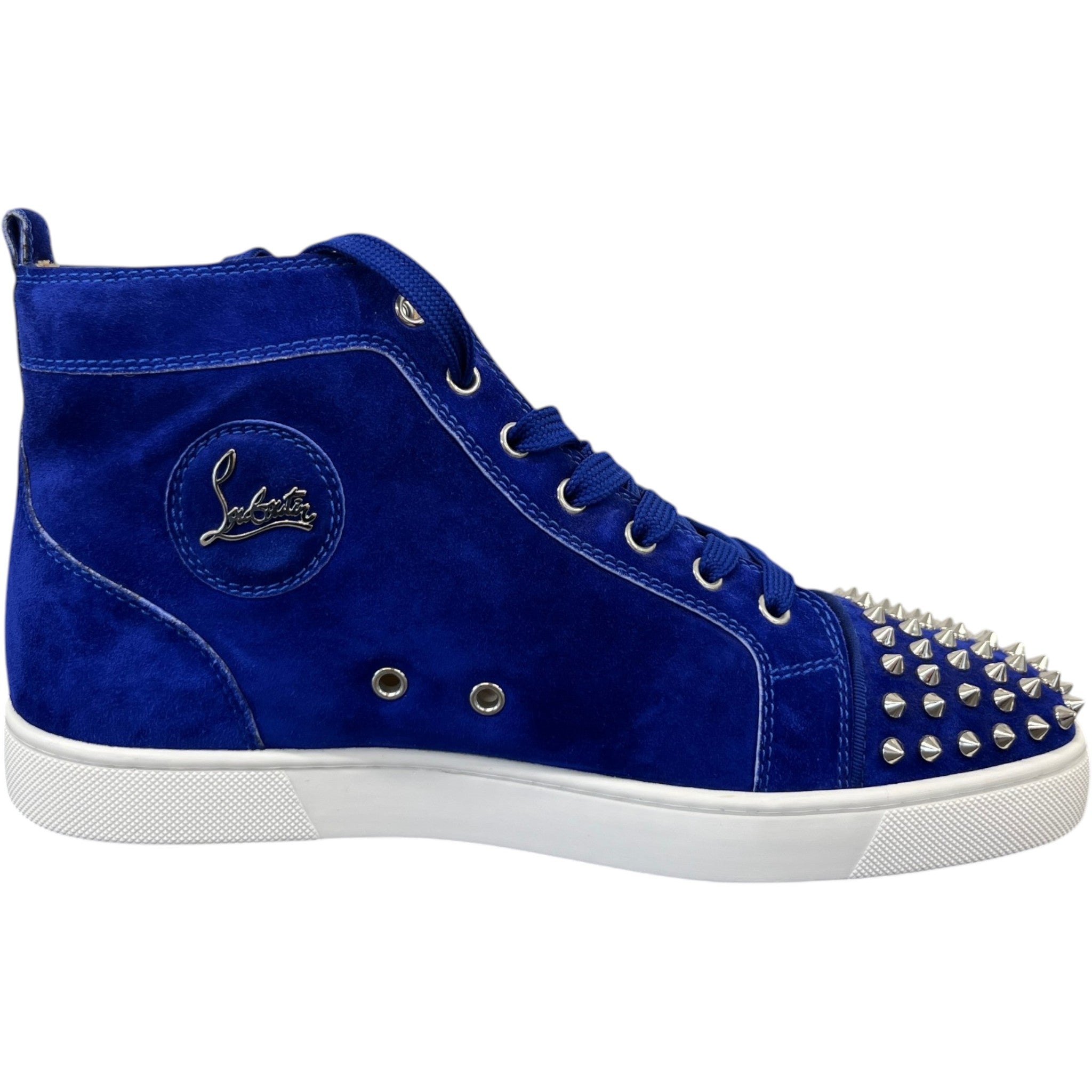 Men's Louis Spikes High Trainers Blue Size EU 42.5 / UK 8.5