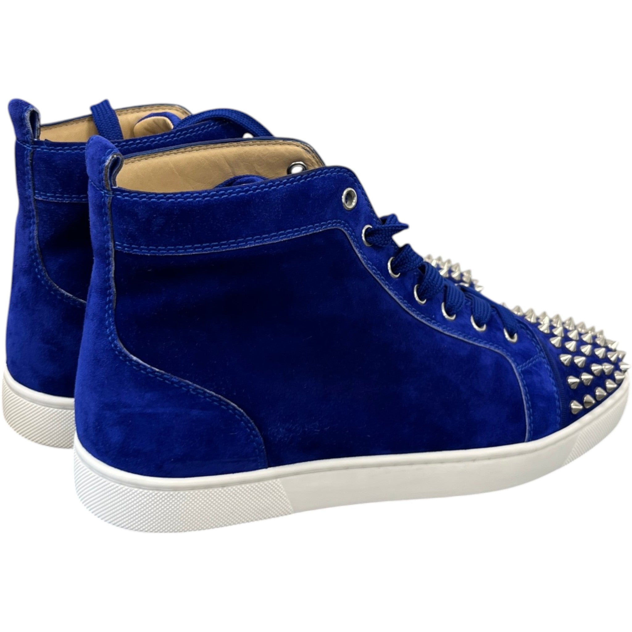 Men's Louis Spikes High Trainers Blue Size EU 42.5 / UK 8.5
