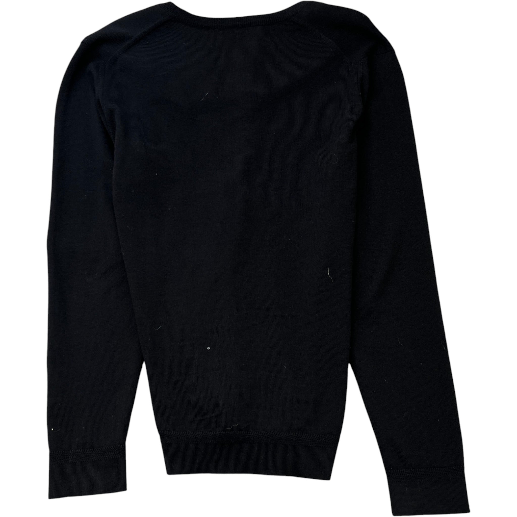 Men's Embroidered Logo Jumper Black Size M