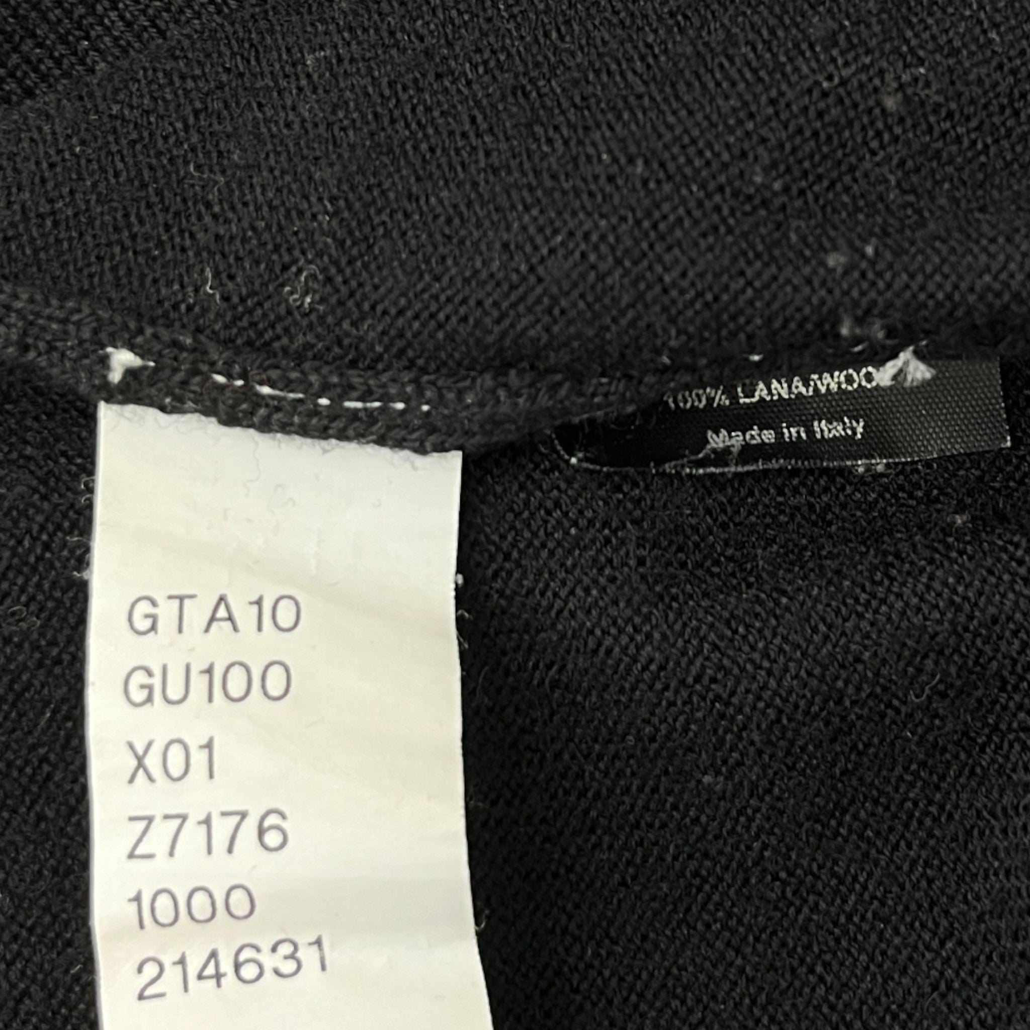 Men's Embroidered Logo Jumper Black Size M