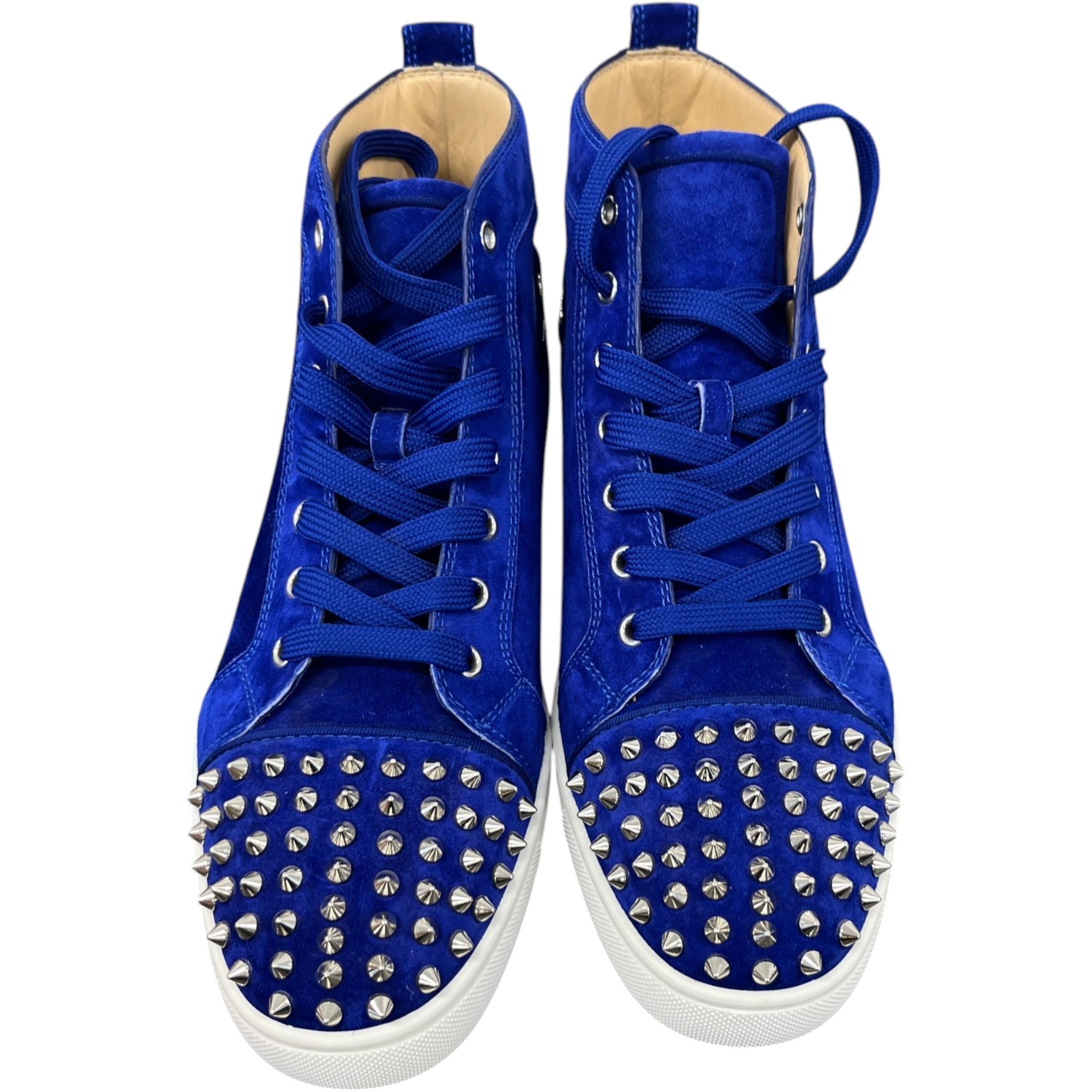 Men's Louis Spikes High Trainers Blue Size EU 42.5 / UK 8.5