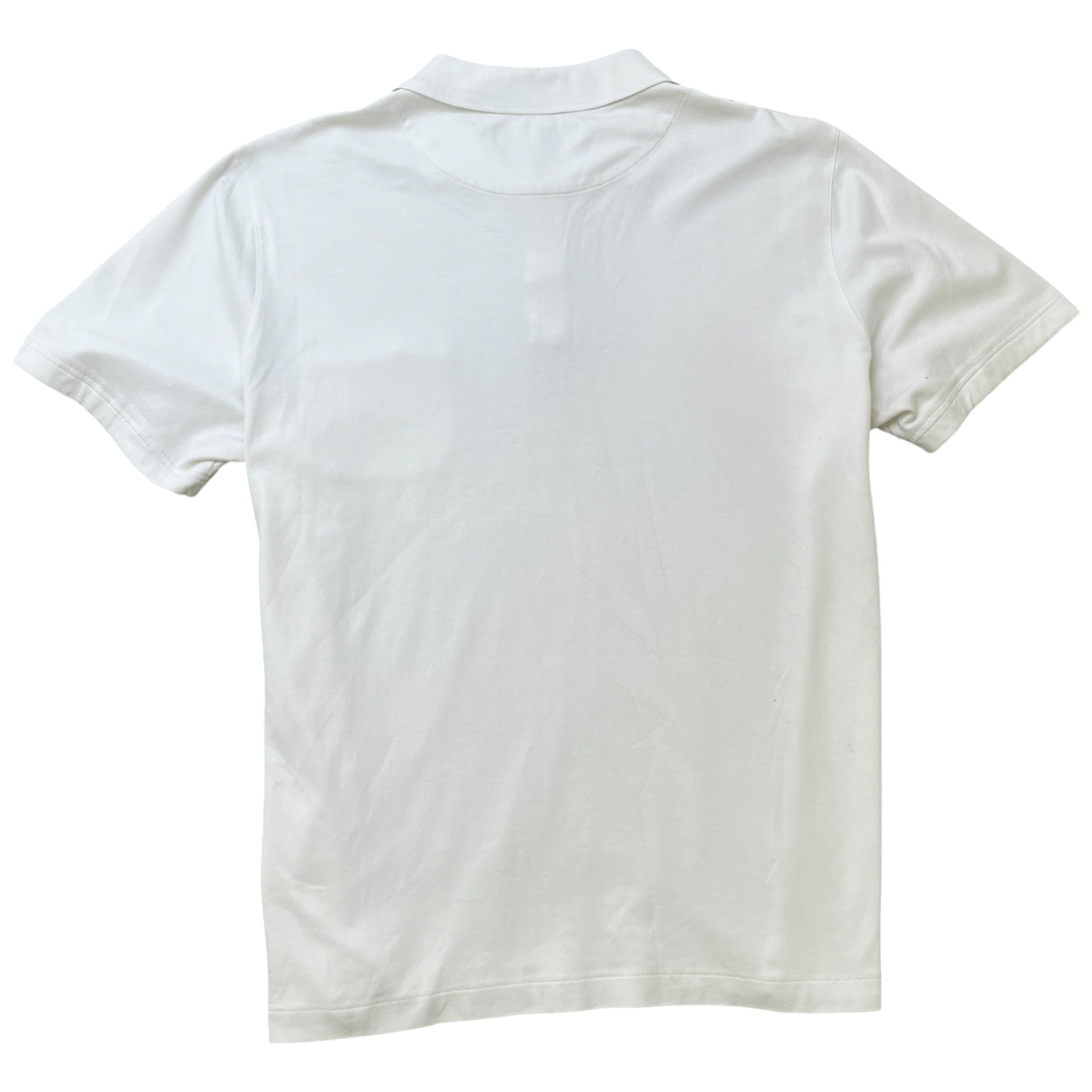 Men's Damier Pocket Logo Polo Shirt White Size 5XL