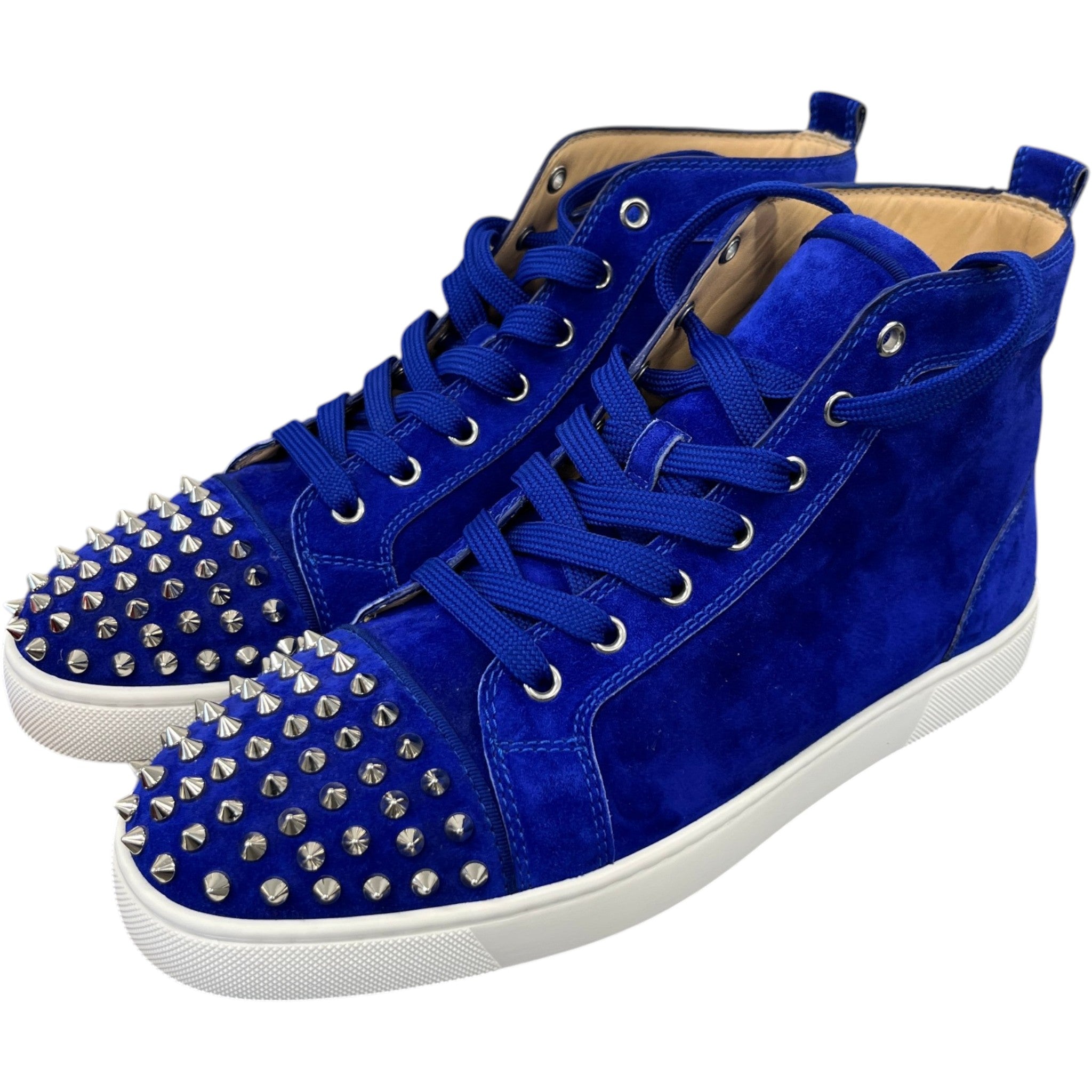 Men's Louis Spikes High Trainers Blue Size EU 42.5 / UK 8.5