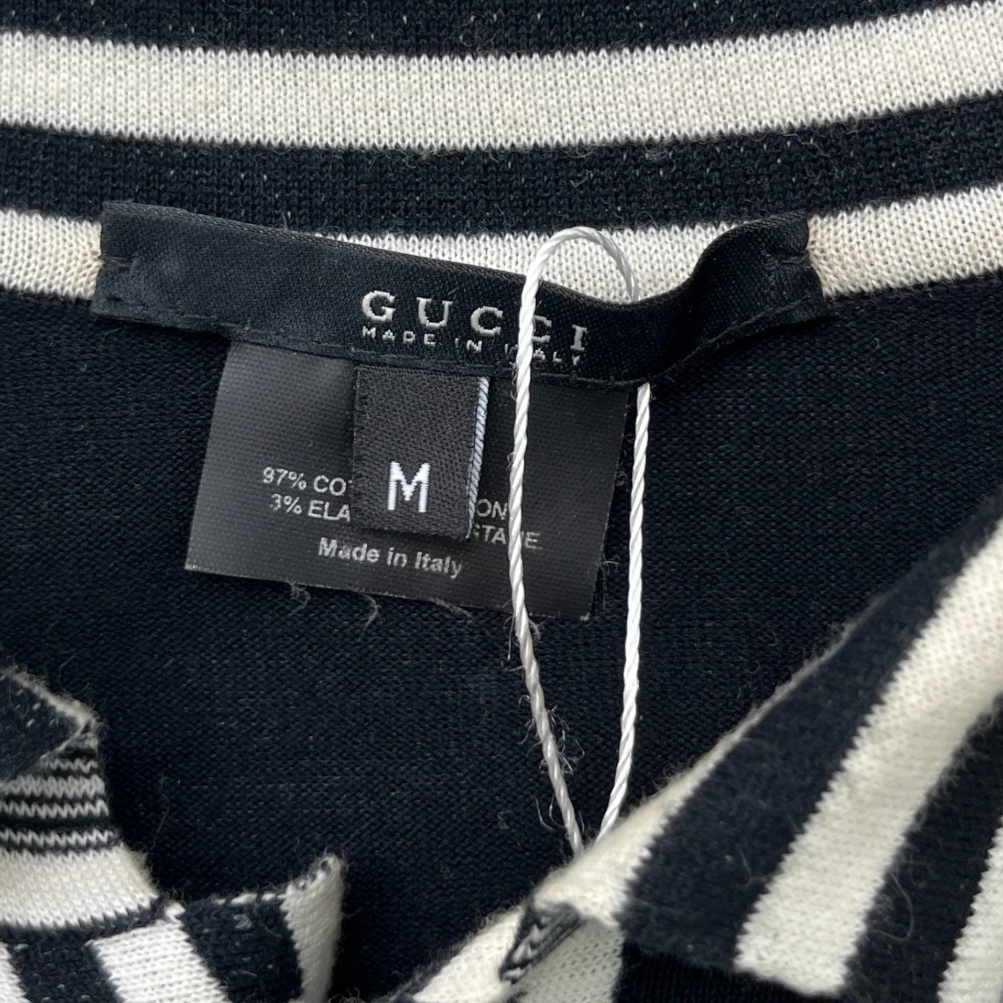 Men's Embroidered Logo T-Shirt Black Size M