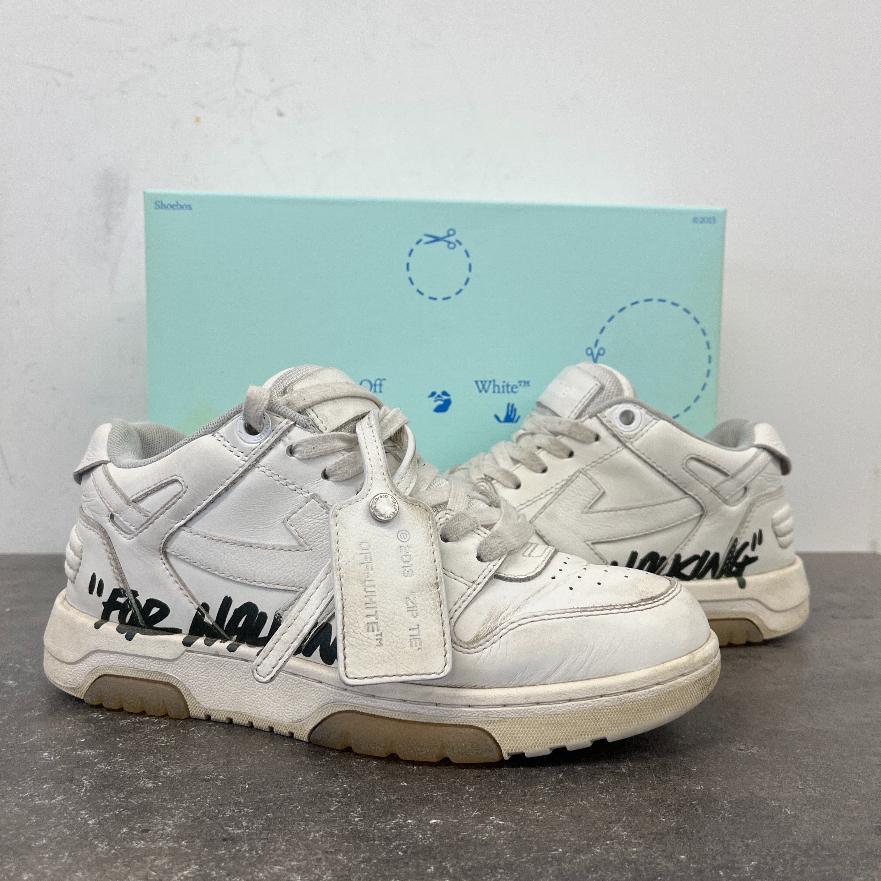 Women's Out Of Office 'For Walking' Low Trainers White Size EU 38 / UK 5