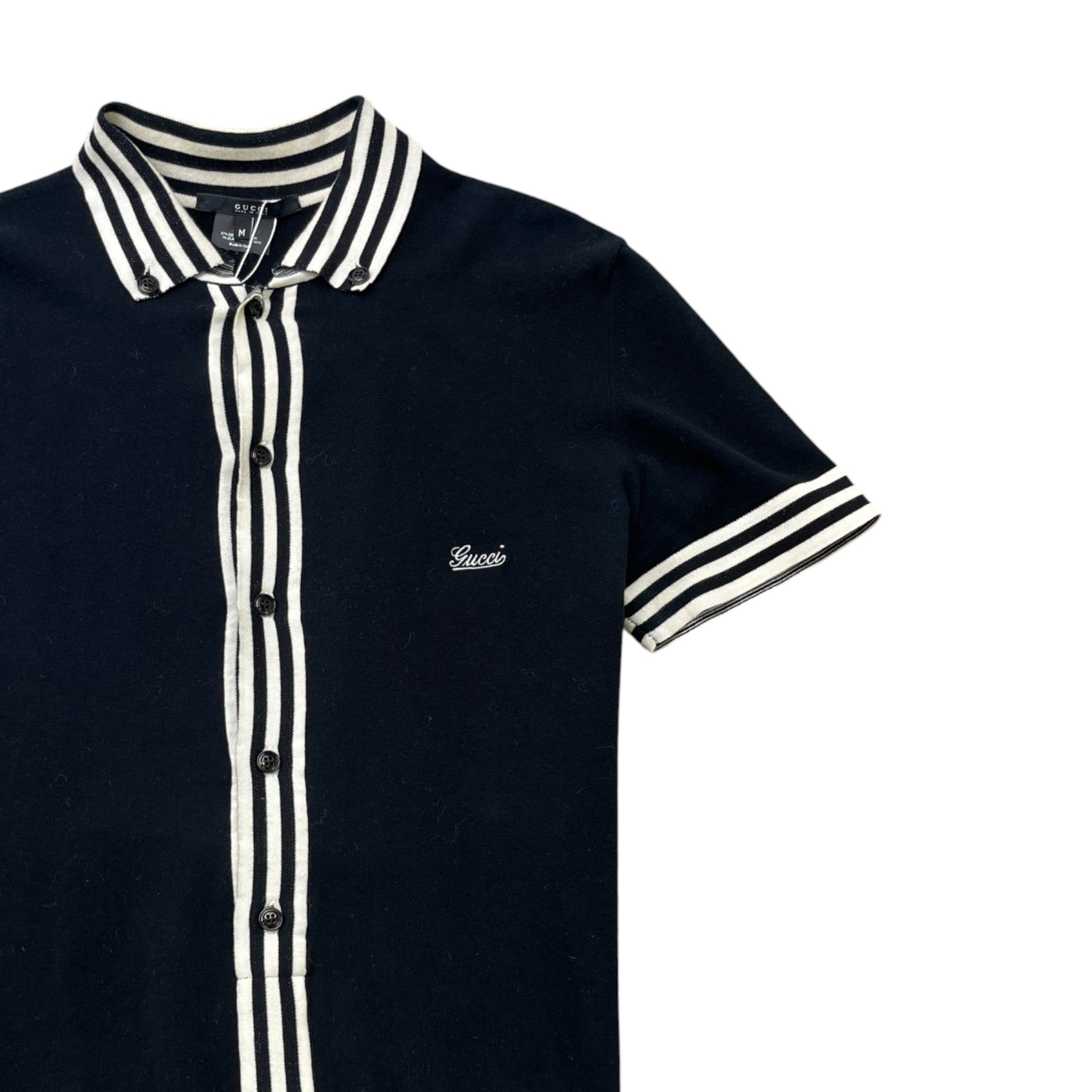 Men's Embroidered Logo T-Shirt Black Size M