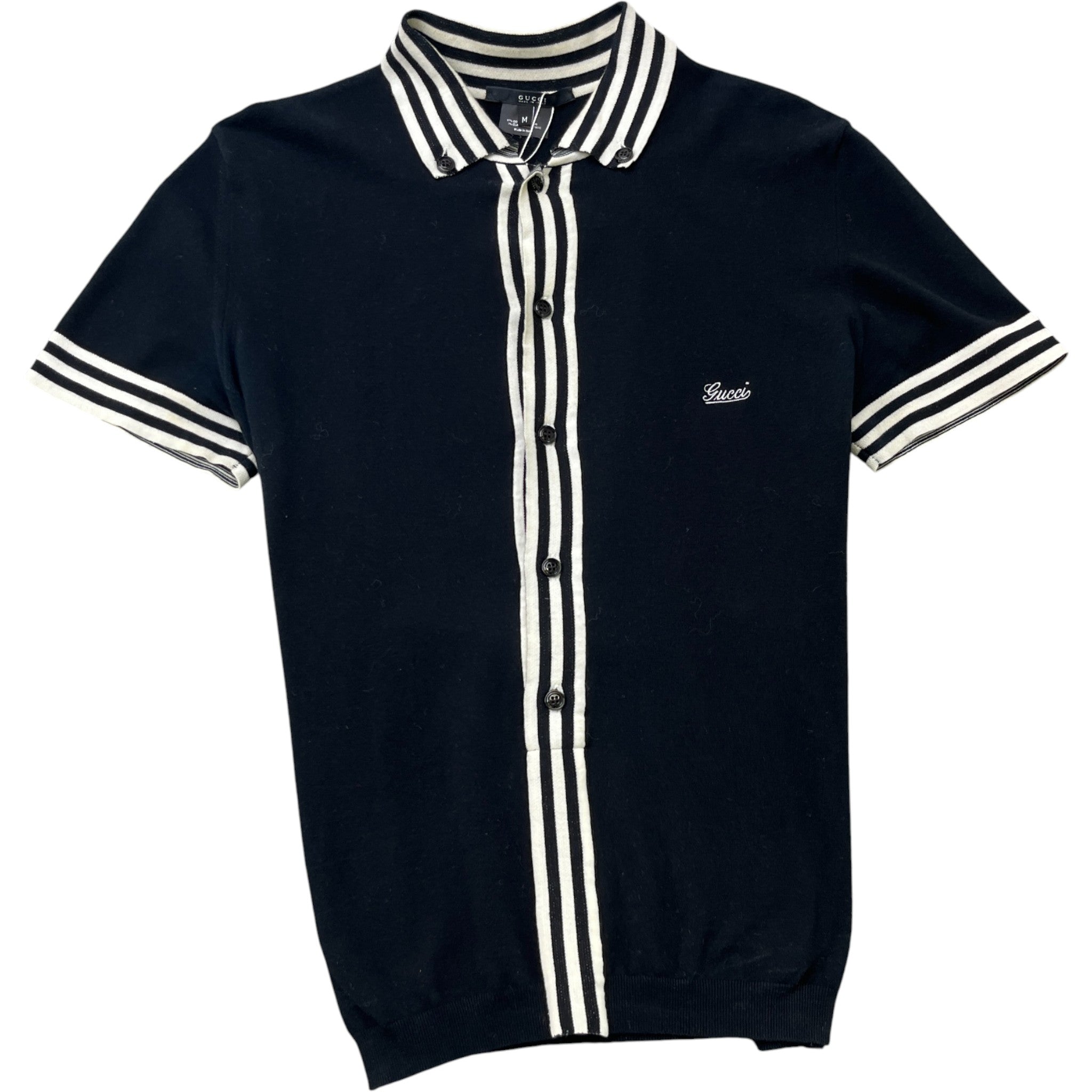 Men's Embroidered Logo T-Shirt Black Size M