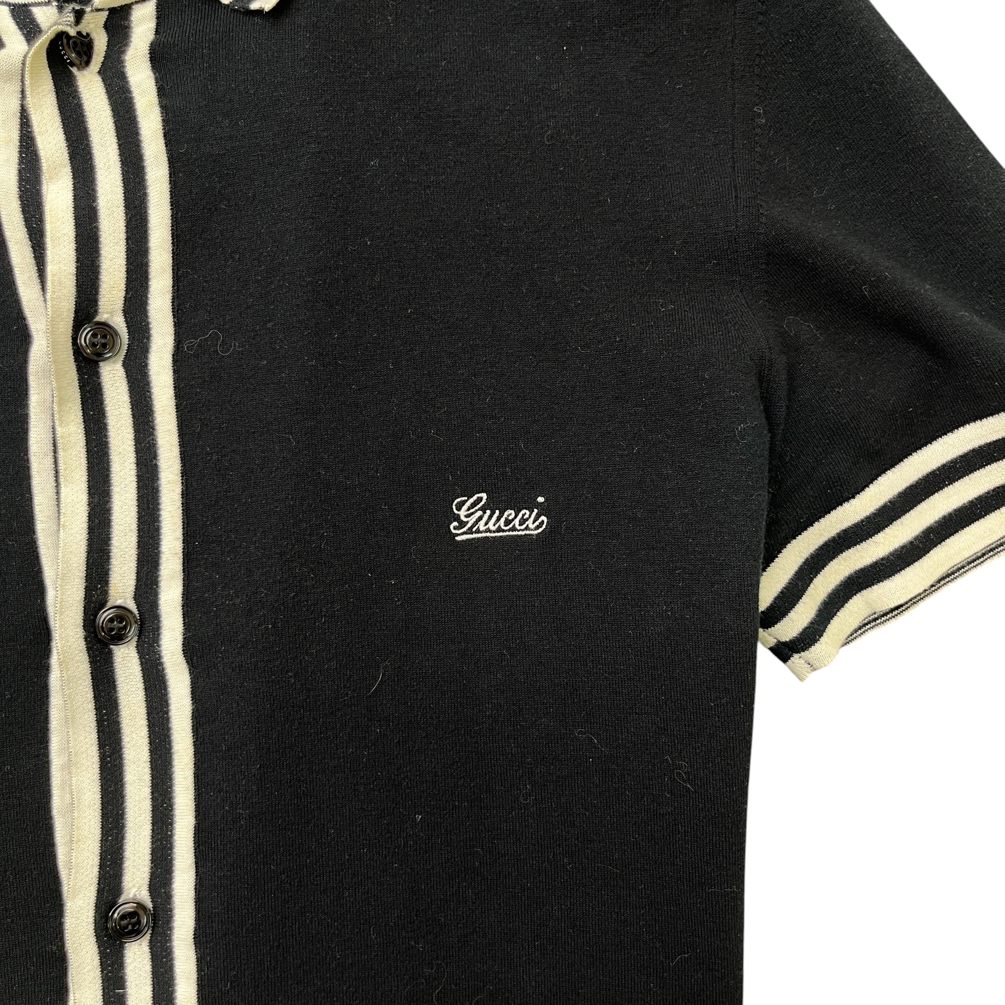 Men's Embroidered Logo T-Shirt Black Size M