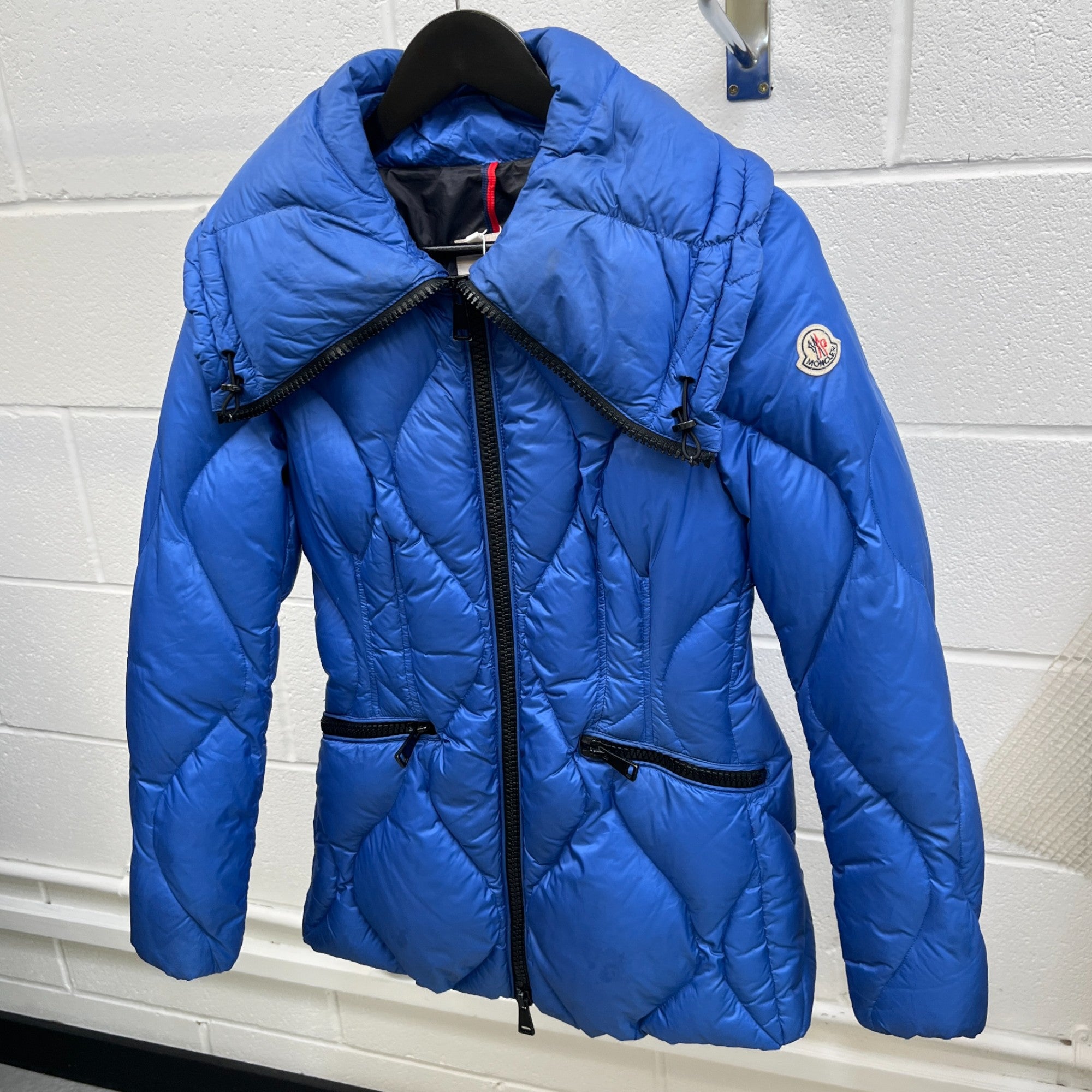 Women's Pigeon Down Jacket Blue Size 1 / UK 10