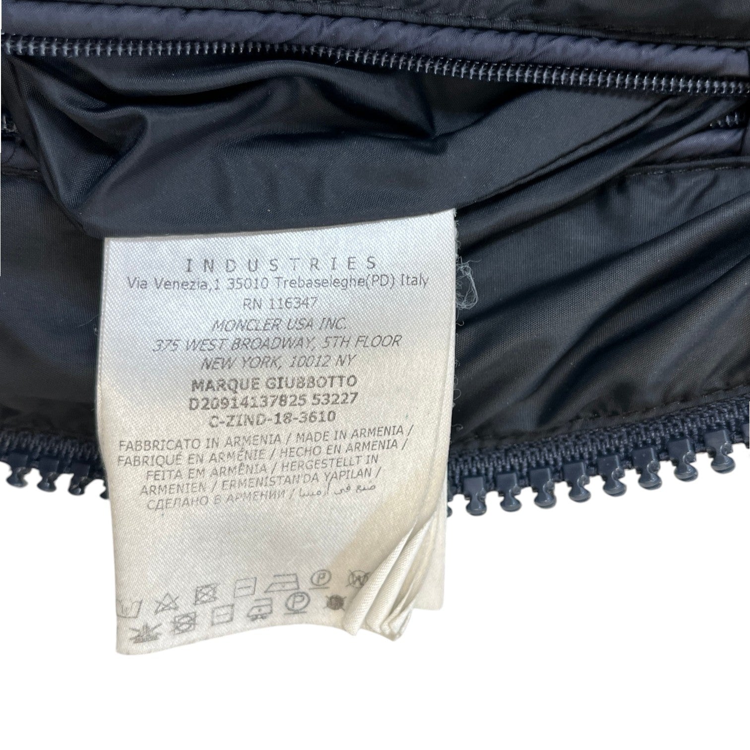 Men's Marque Down Jacket Navy Size 2 / M