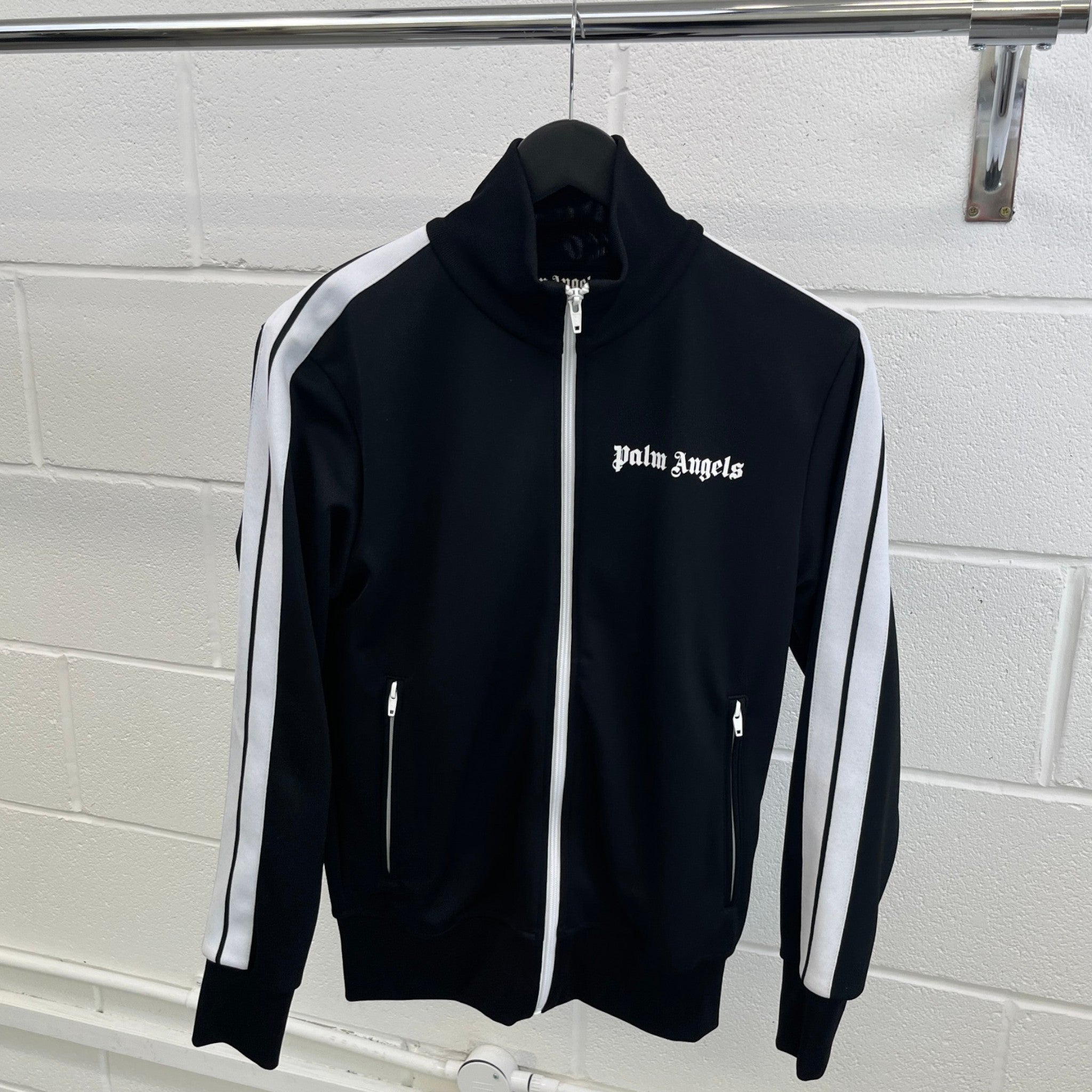Men's Logo Track Jacket Black Size S