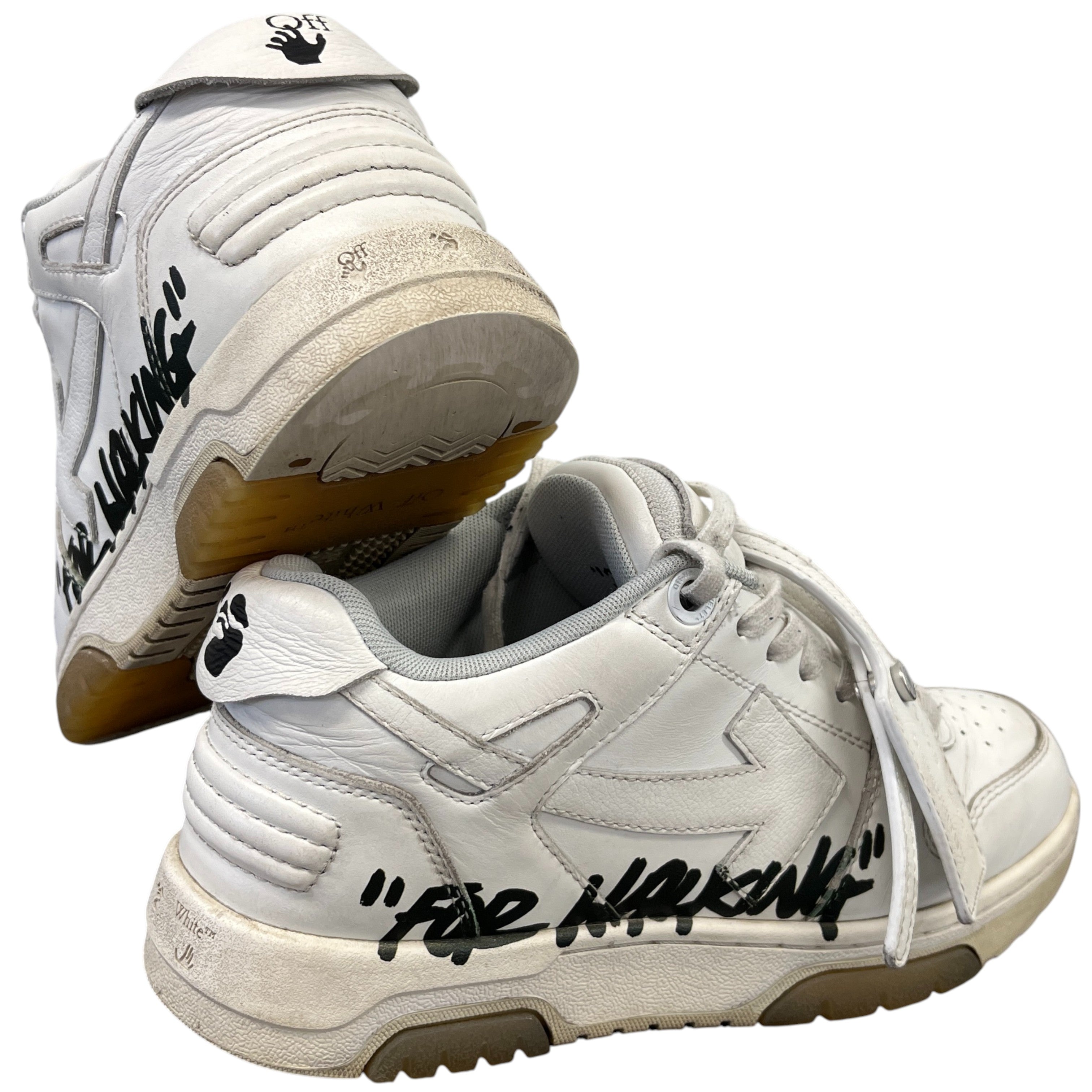 Women's Out Of Office 'For Walking' Low Trainers White Size EU 38 / UK 5