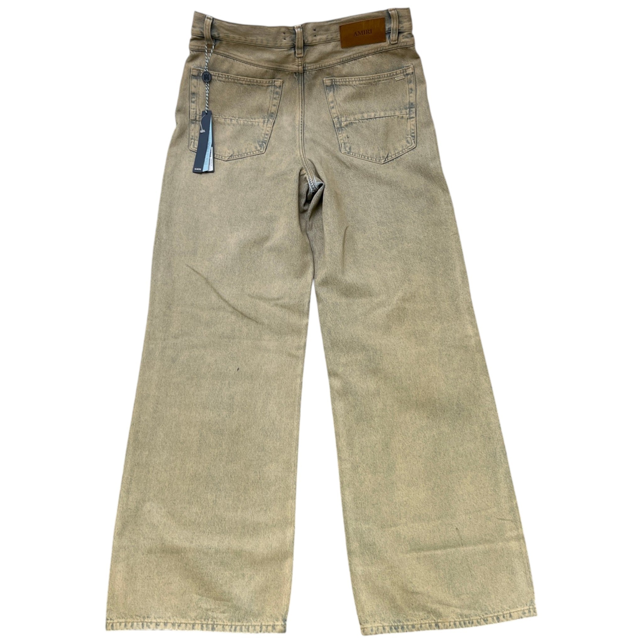 Men's Washed Baggy Jeans Blue Size Waist 32"