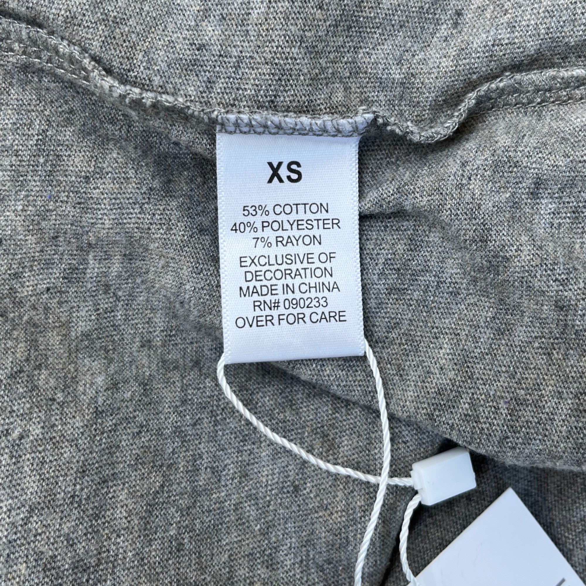 Men's Fear Of God T-Shirt Grey Size XS