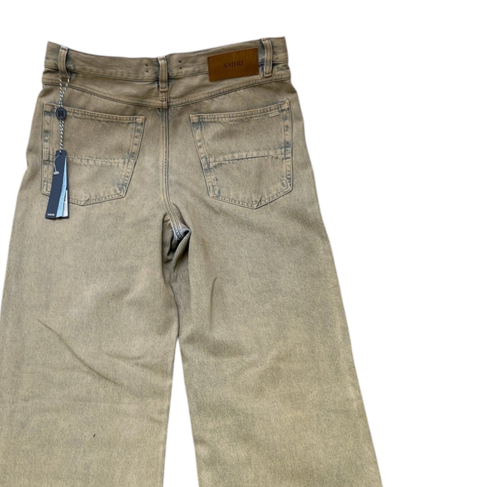 Men's Washed Baggy Jeans Blue Size Waist 32"