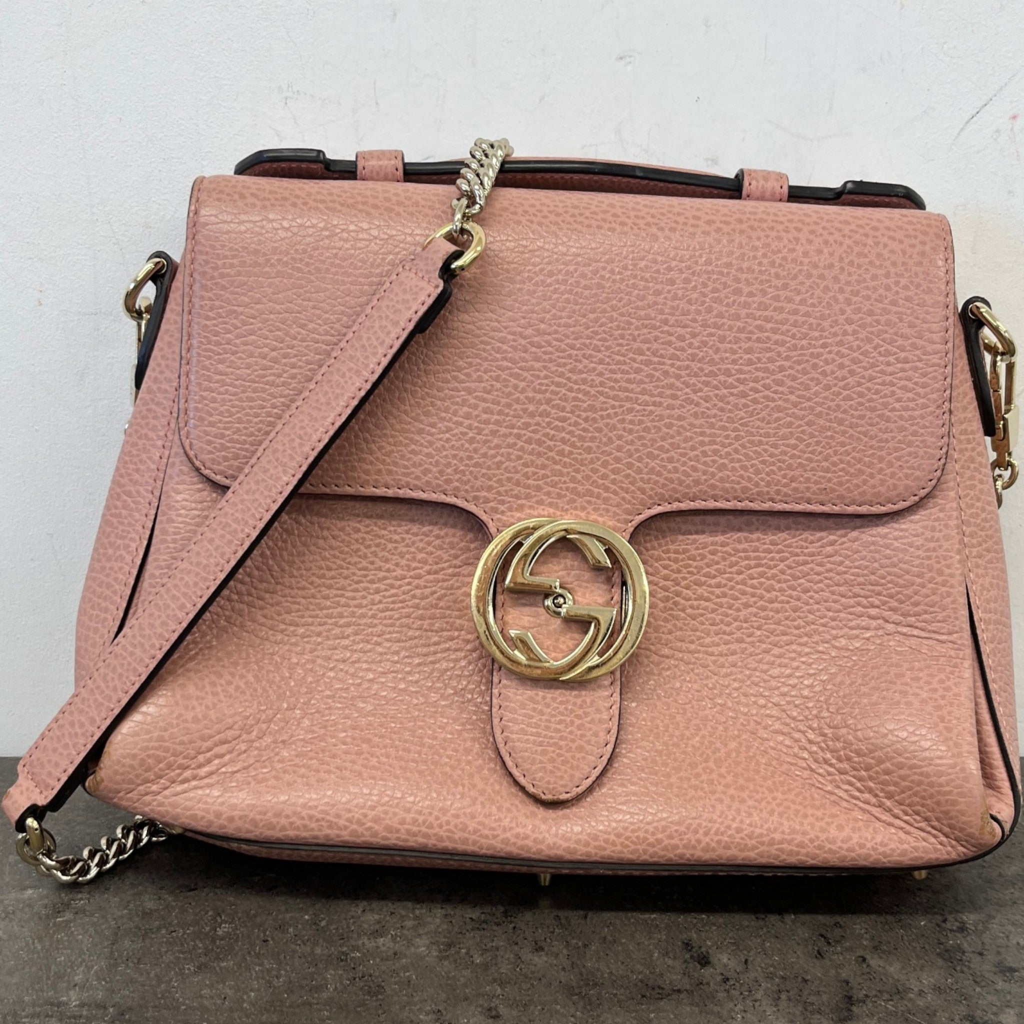 Women's Interlocking G Small Bag Pink