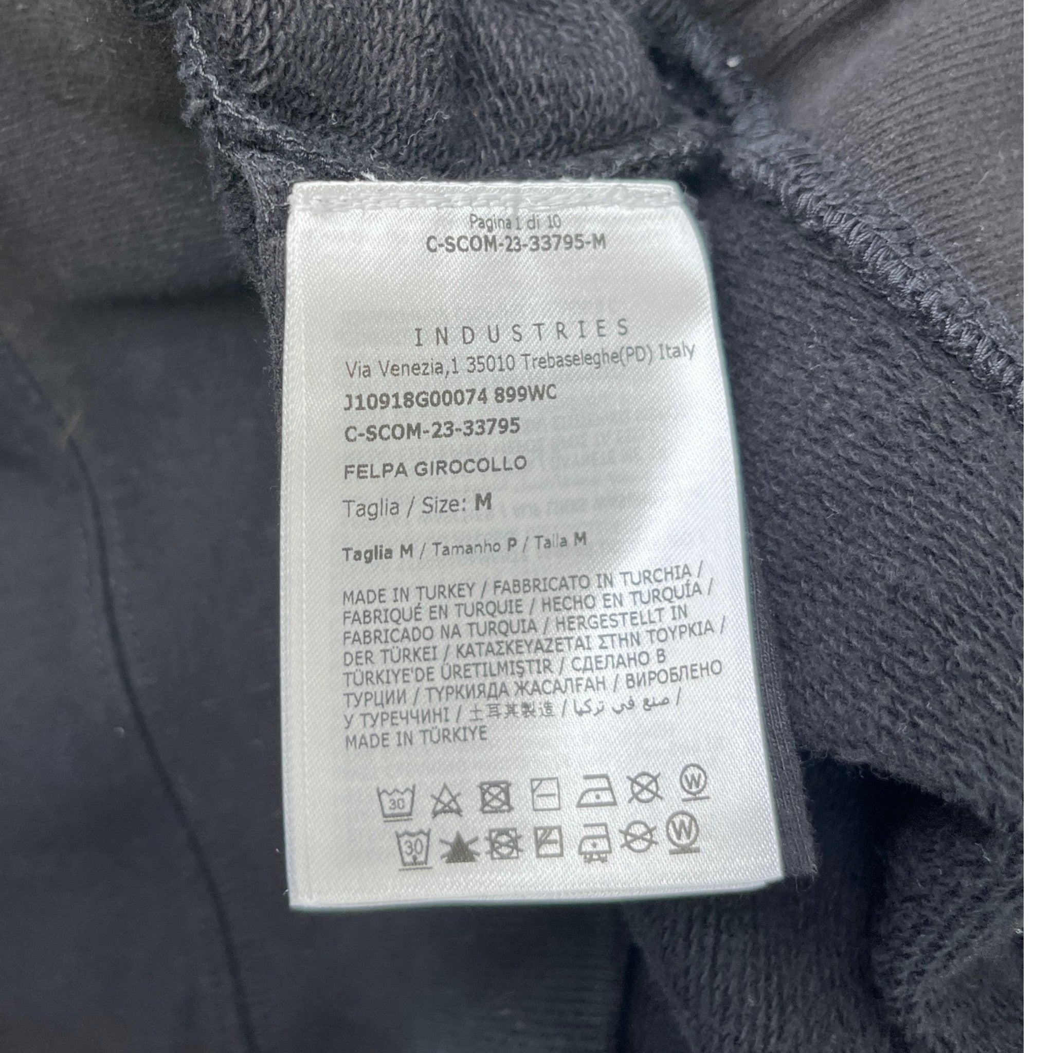 Men's Maglia Jumper Black Size M