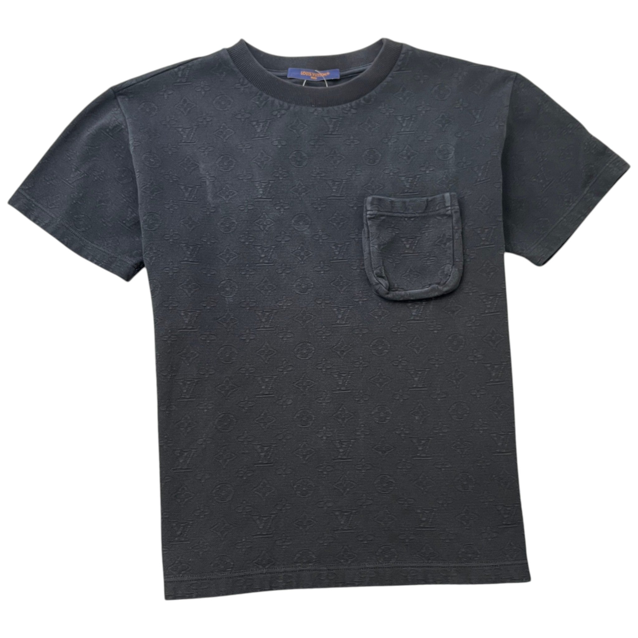 Men's Monogram 3D Pocket T-Shirt Black Size S