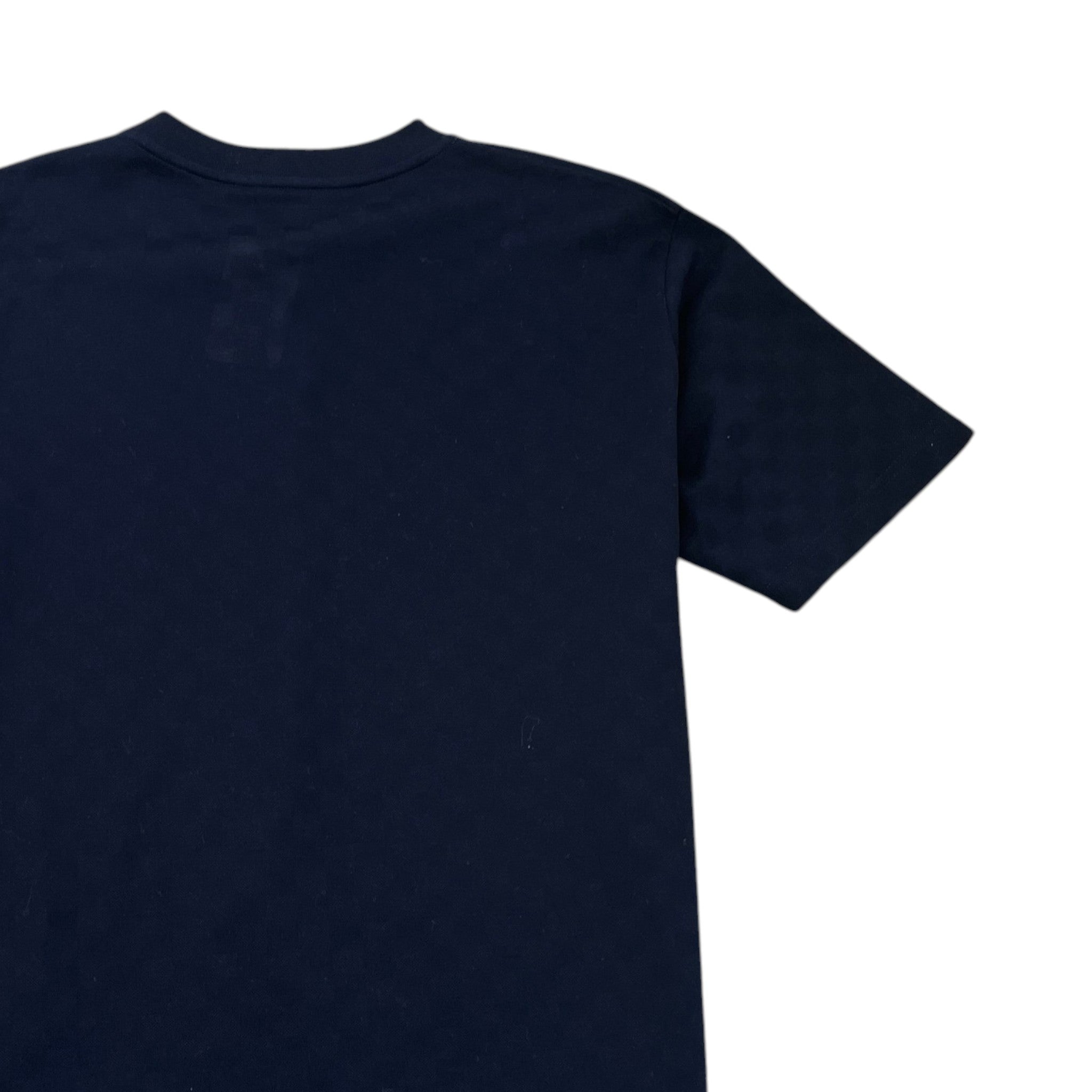 Men's Damier Cotton Piqué T-Shirt Navy Size XL