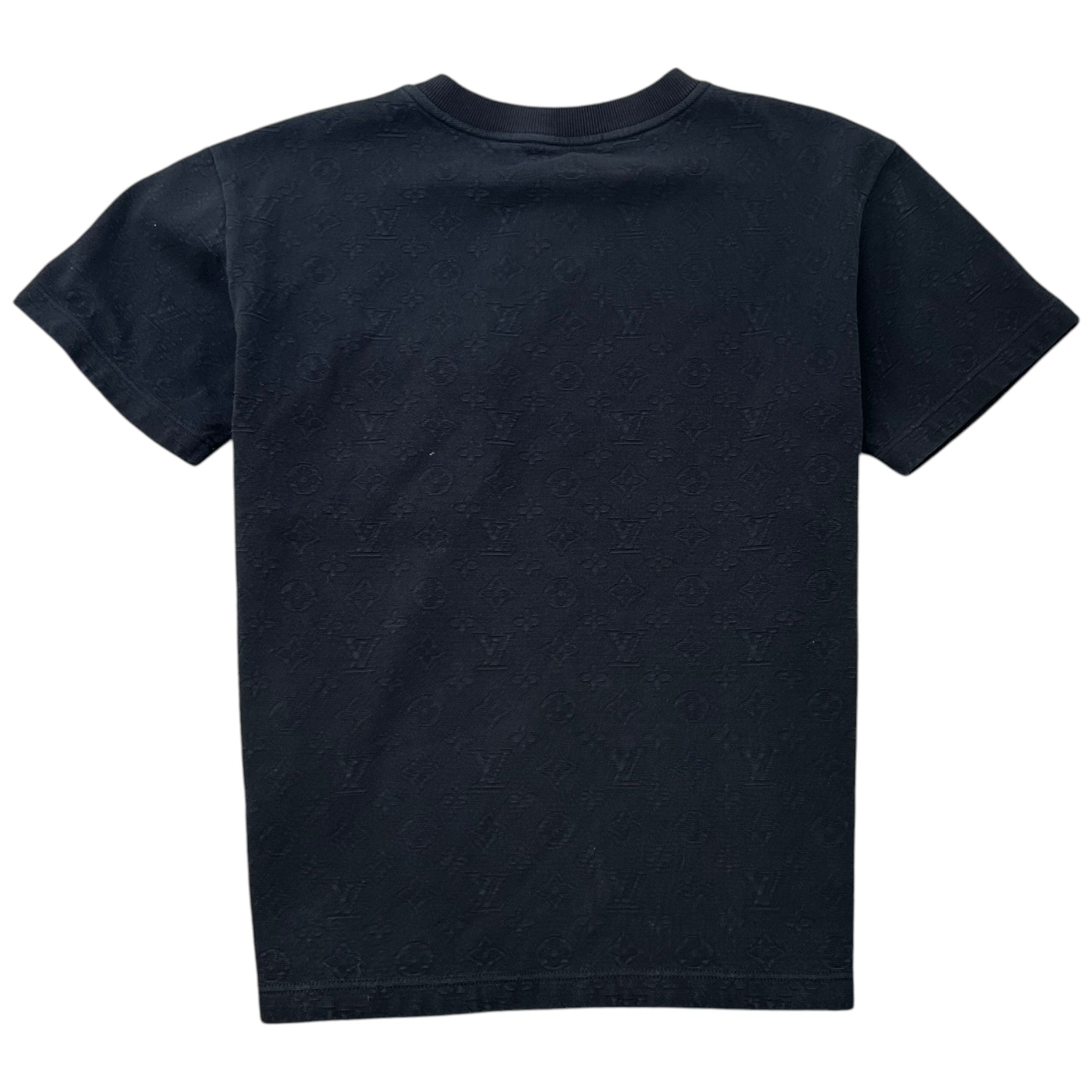 Men's Monogram 3D Pocket T-Shirt Black Size S