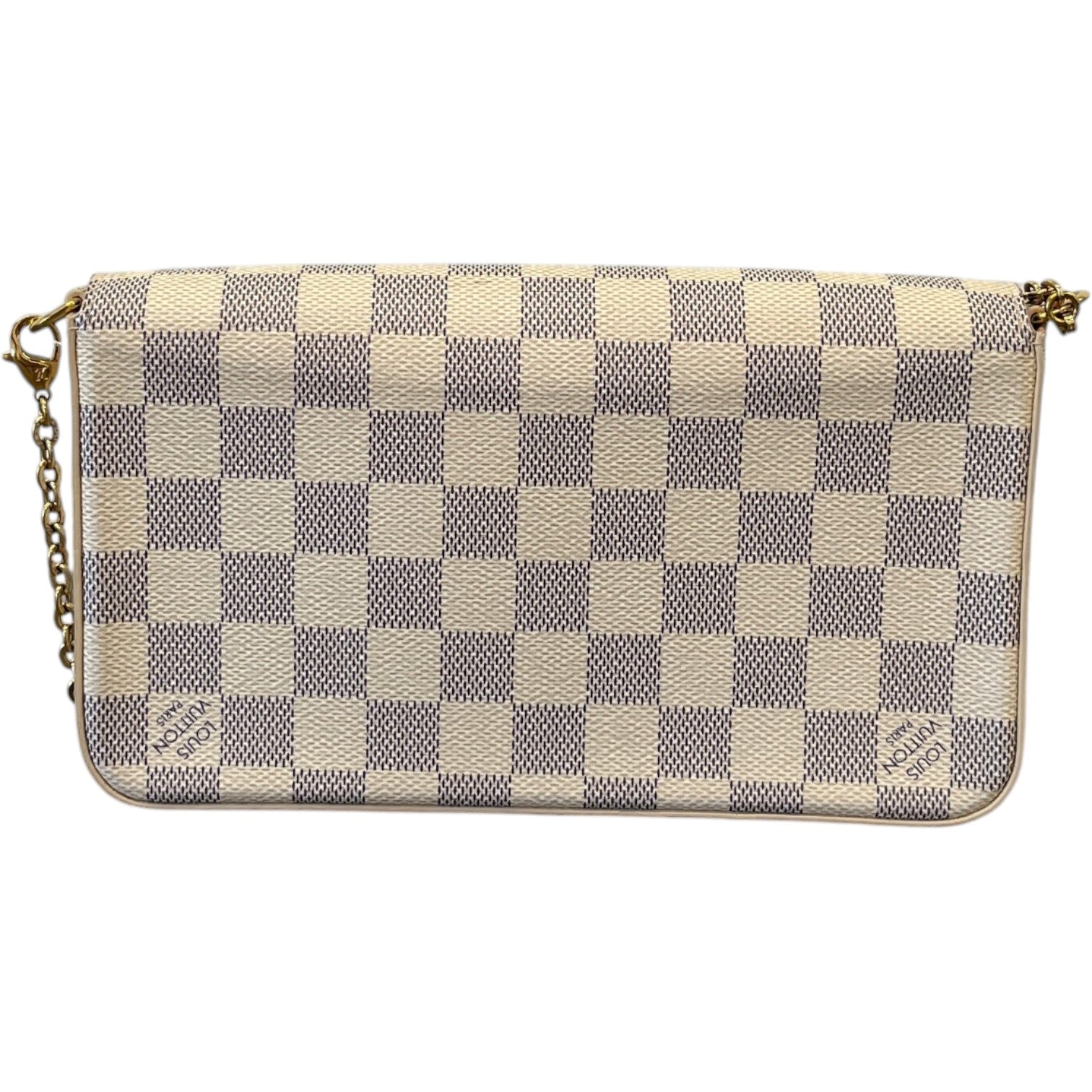Women's Damier Azur Félicie Pochette Bag White