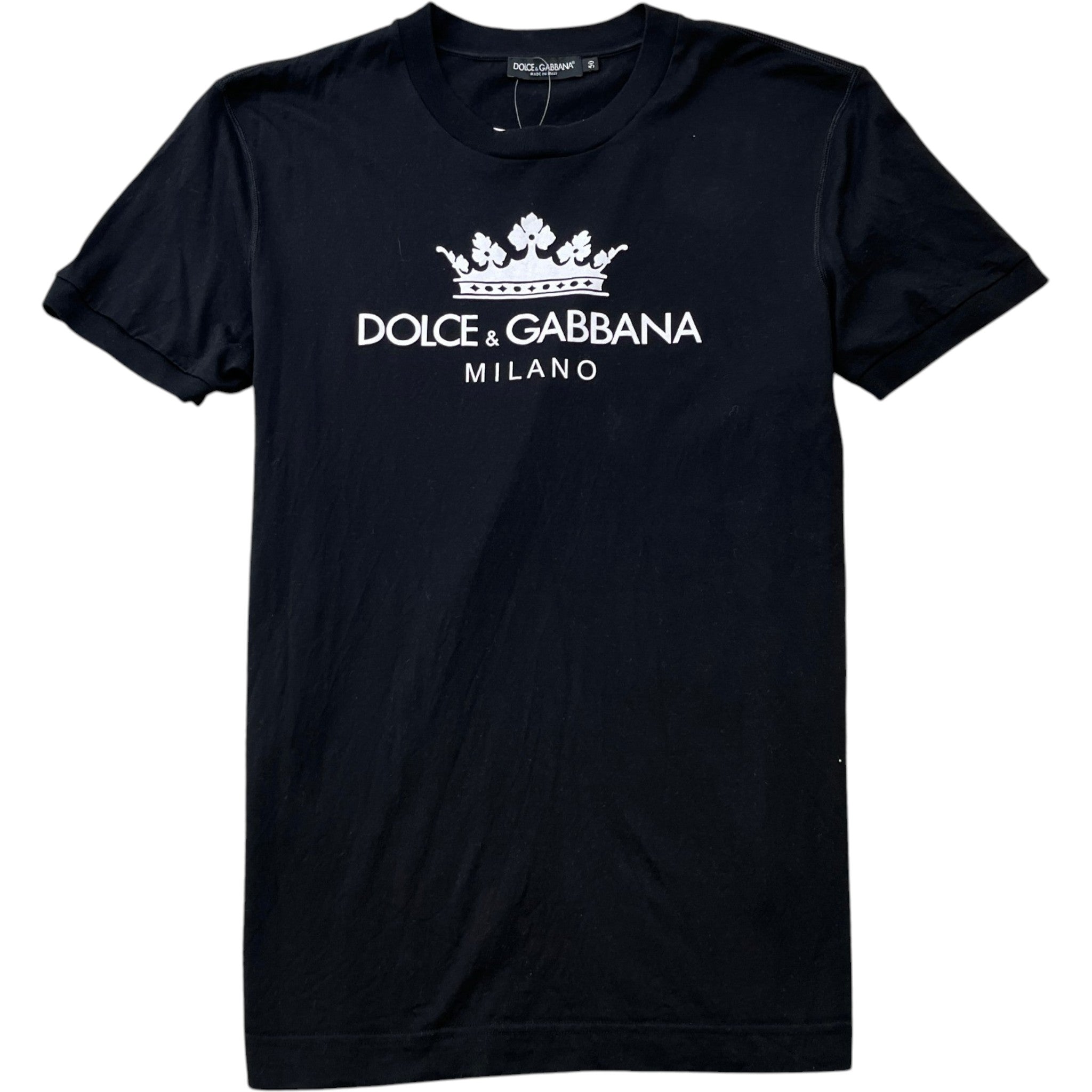 Men's Logo Print T-Shirt Black Size IT 50 / UK L