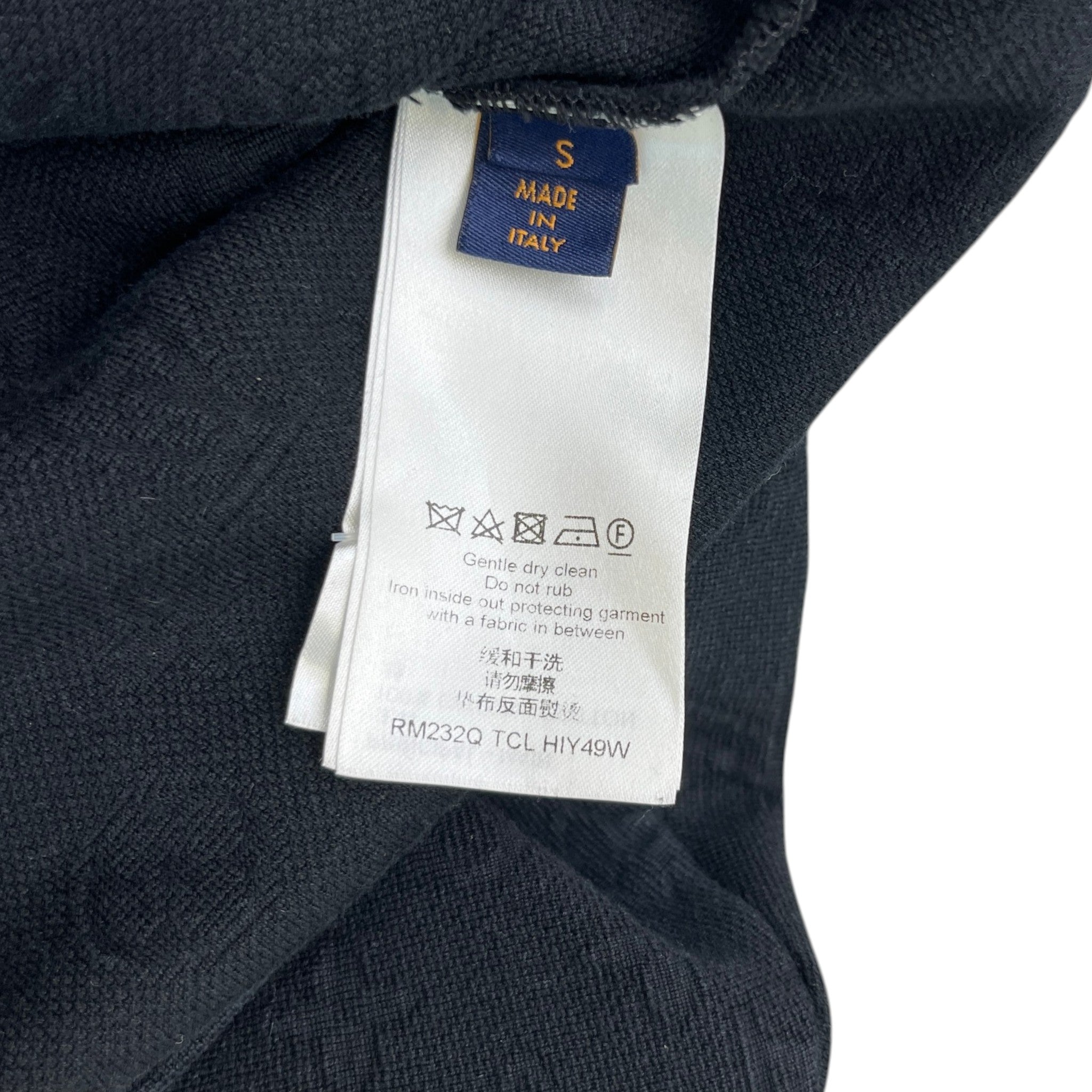 Men's Monogram 3D Pocket T-Shirt Black Size S