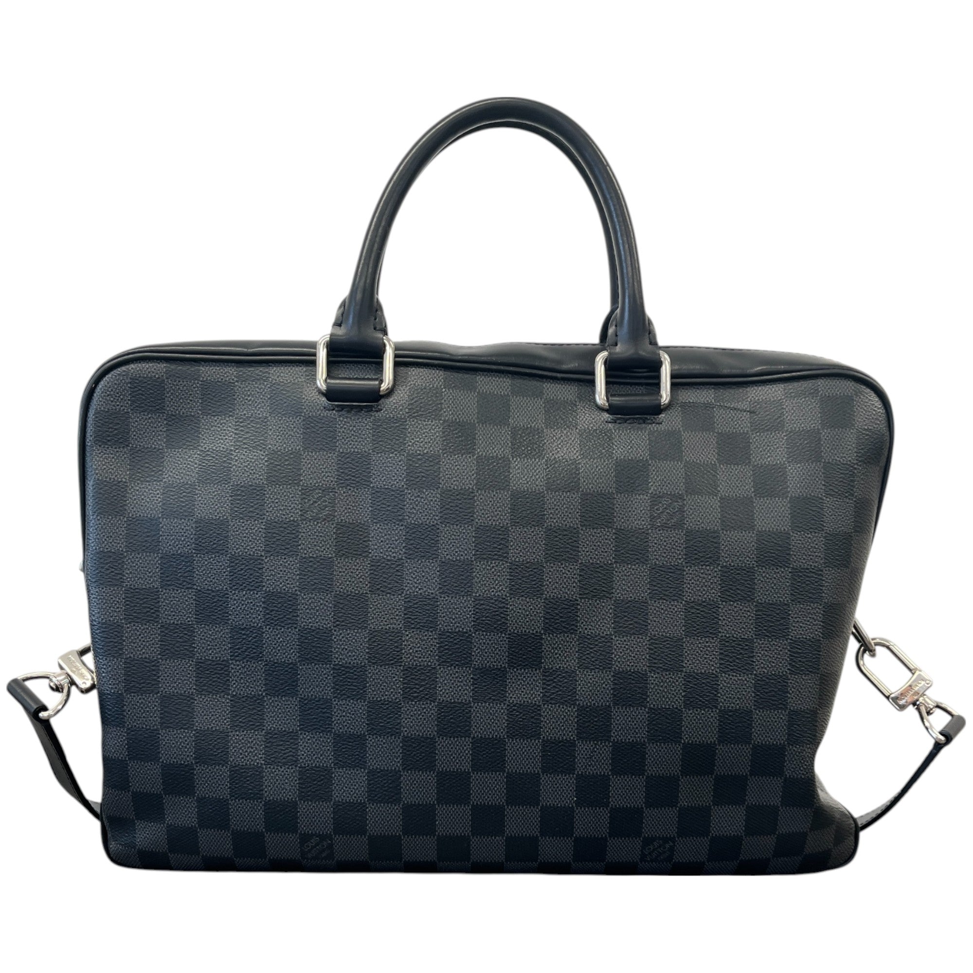 Men's Damier Graphite Porte Documents Jour Bag Black