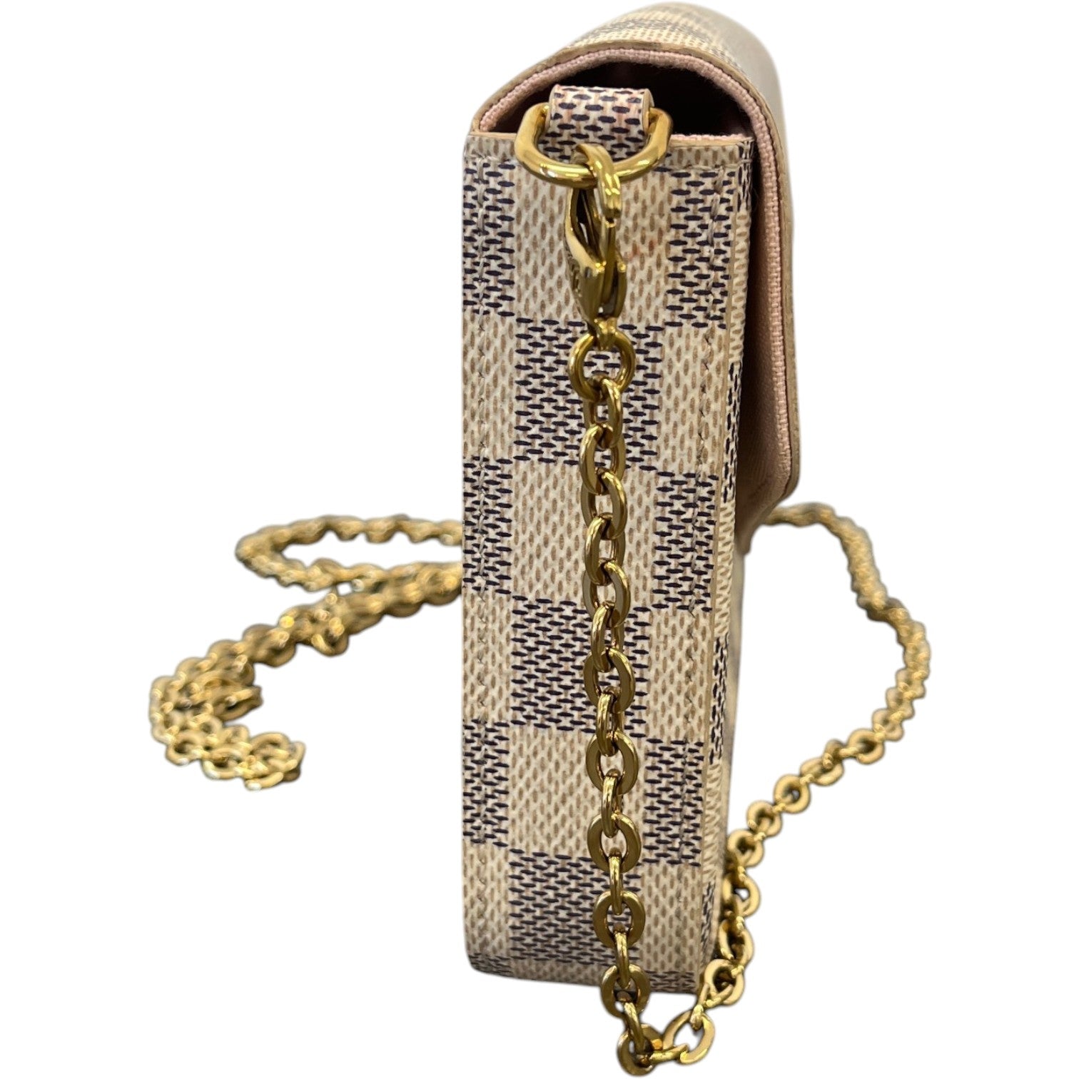Women's Damier Azur Félicie Pochette Bag White