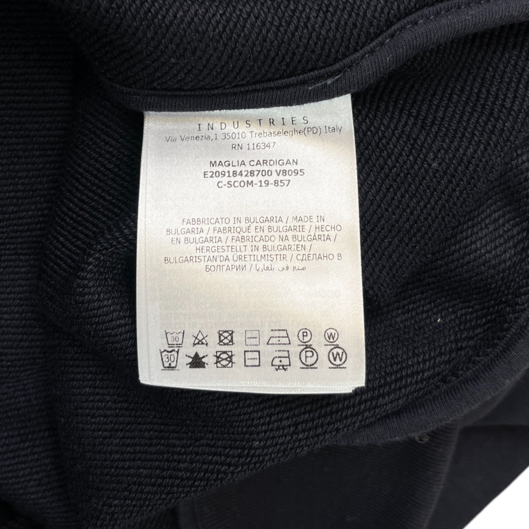 Men's Maglia Track Jacket Navy Size M