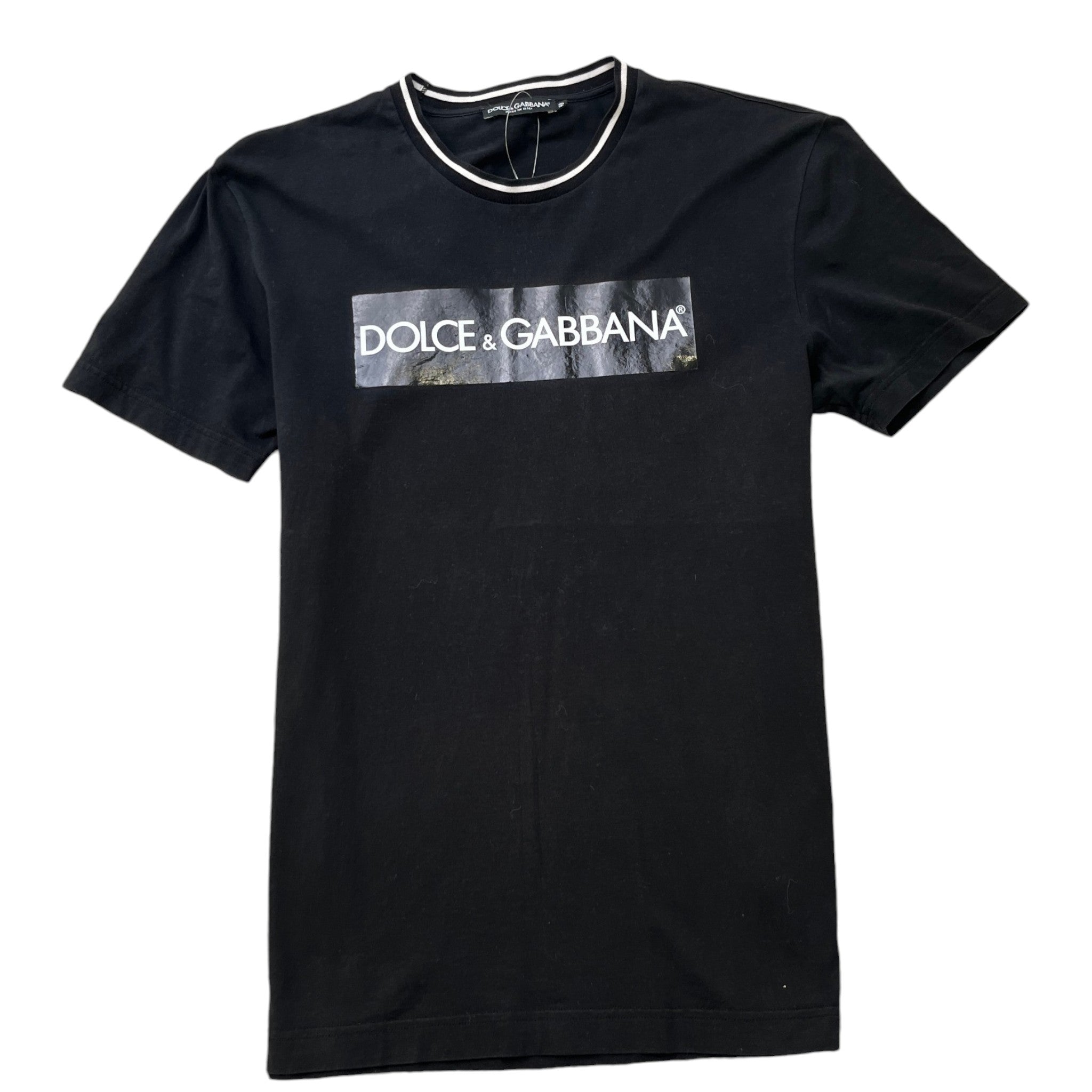 Men's Logo Print T-Shirt Black Size IT 50 / UK L