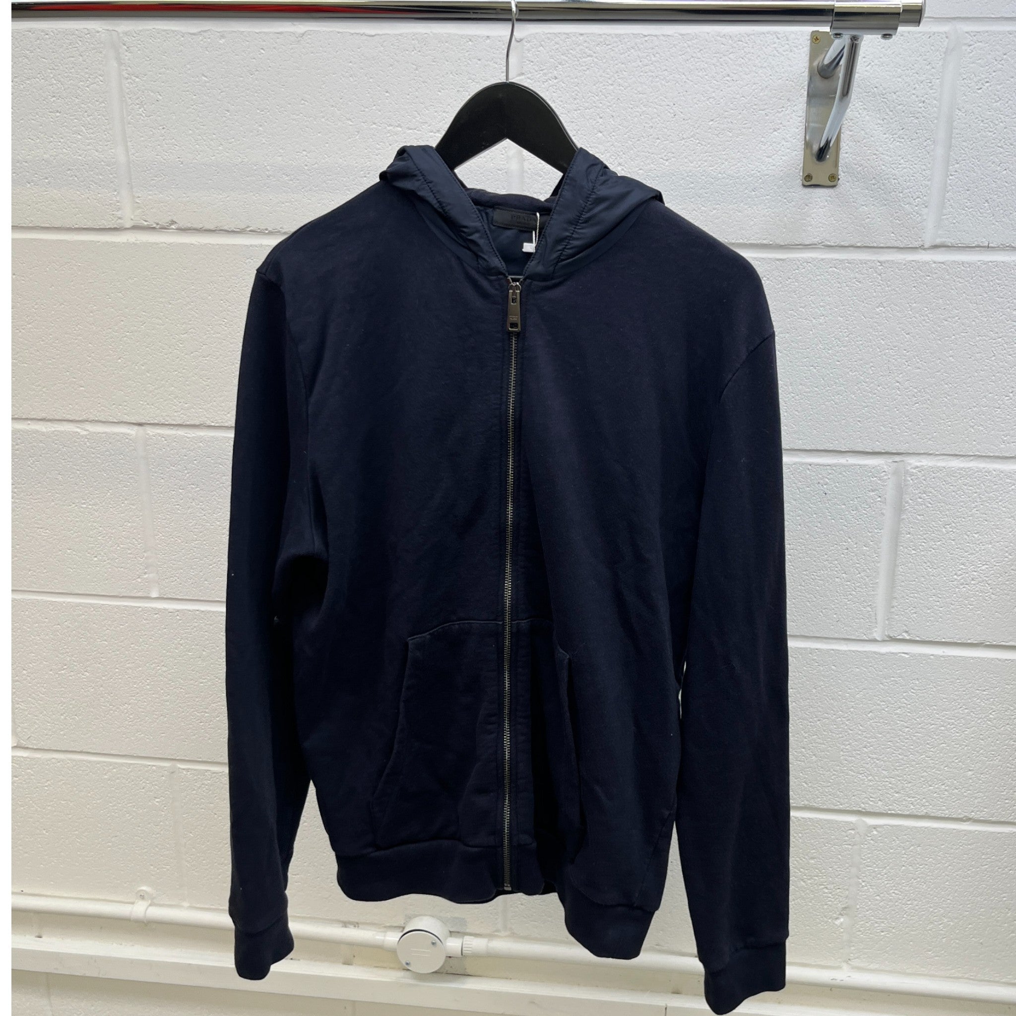 Men's Patch Logo Track Jacket Blue Size L