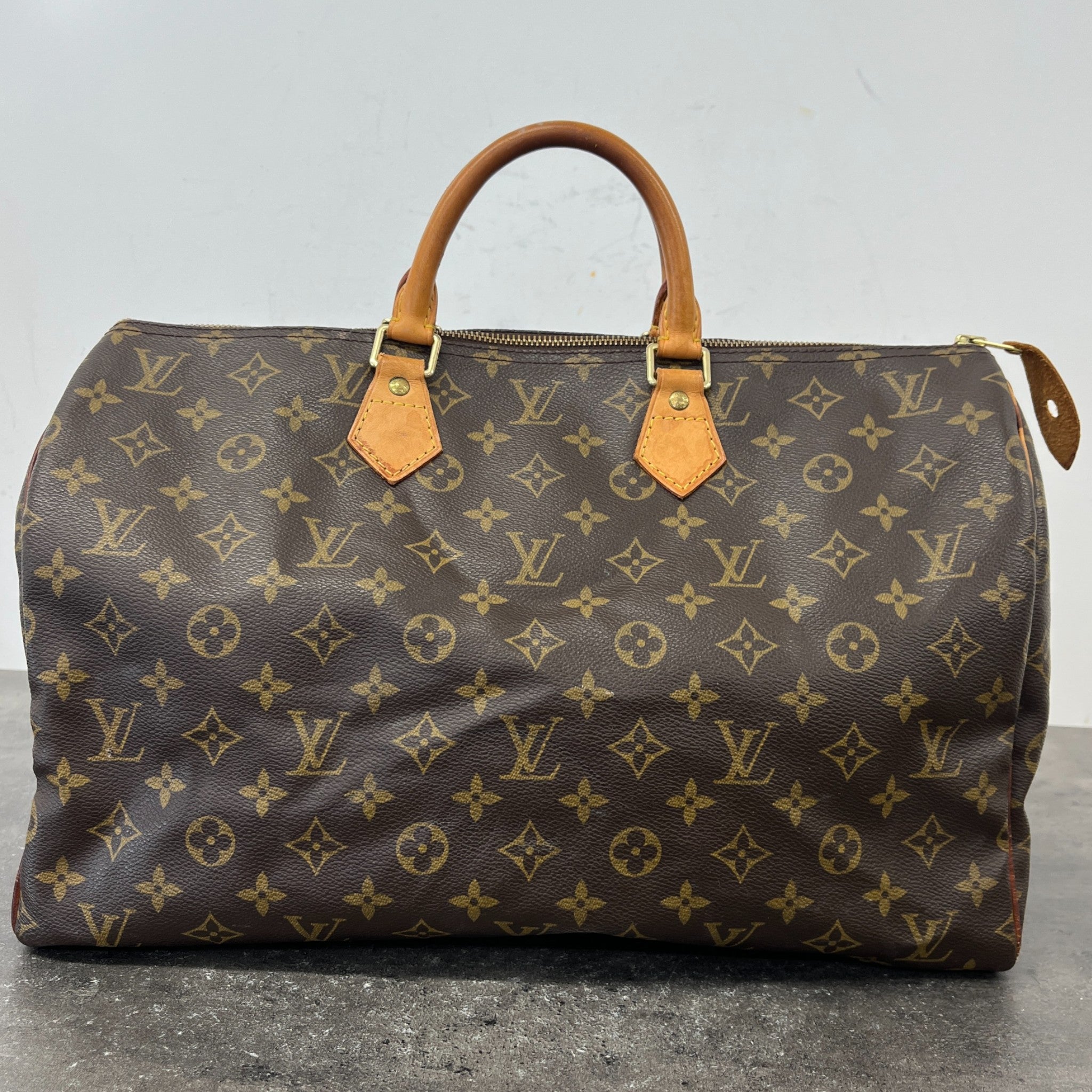 Monogram Canvas Speedy 40 Bag Brown