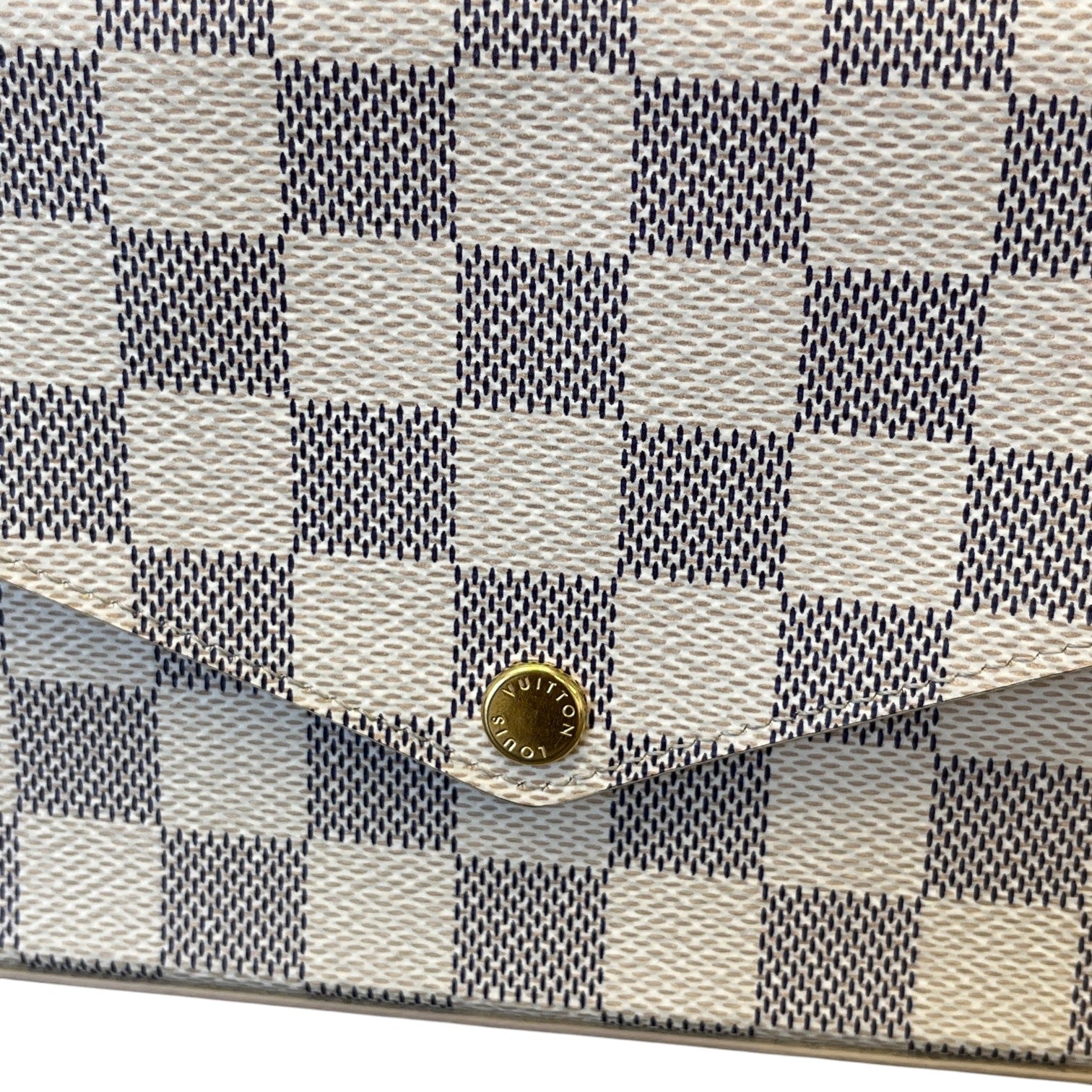 Women's Damier Azur Félicie Pochette Bag White