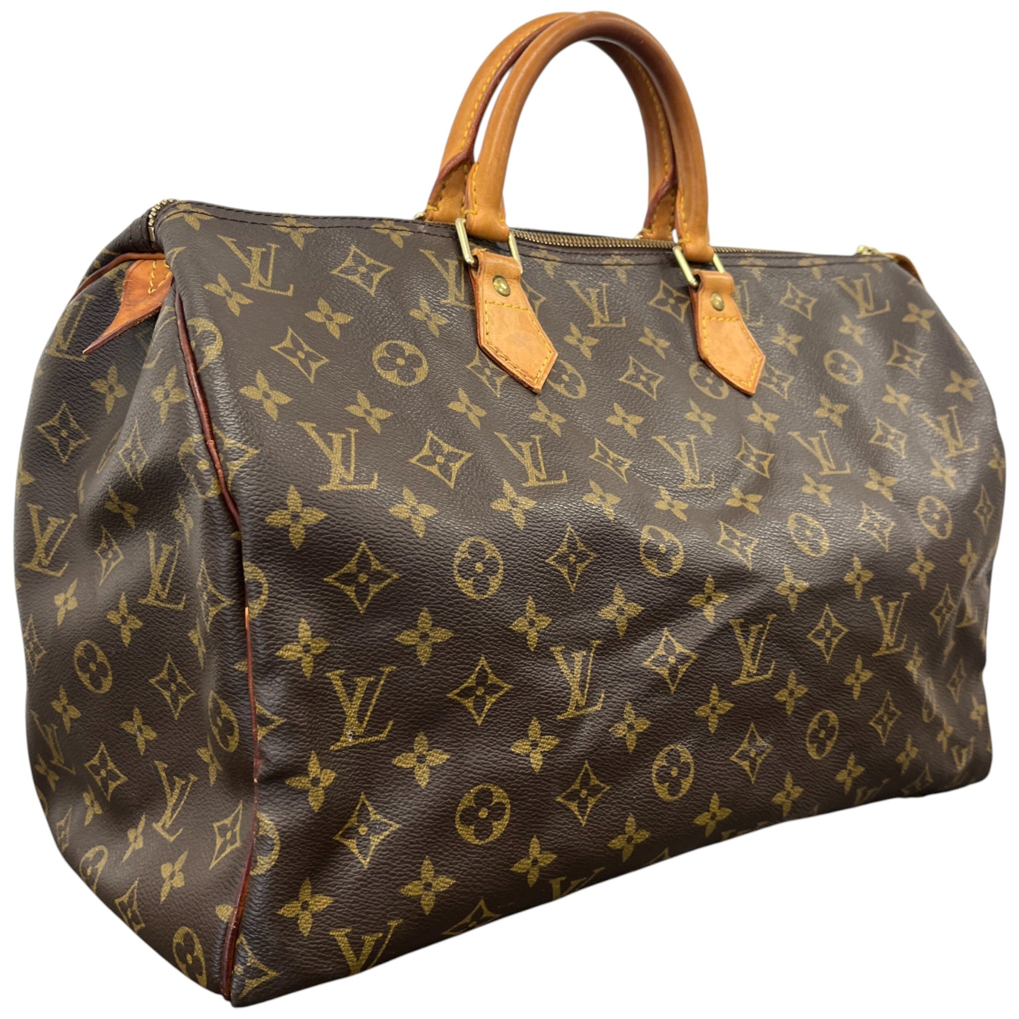 Monogram Canvas Speedy 40 Bag Brown