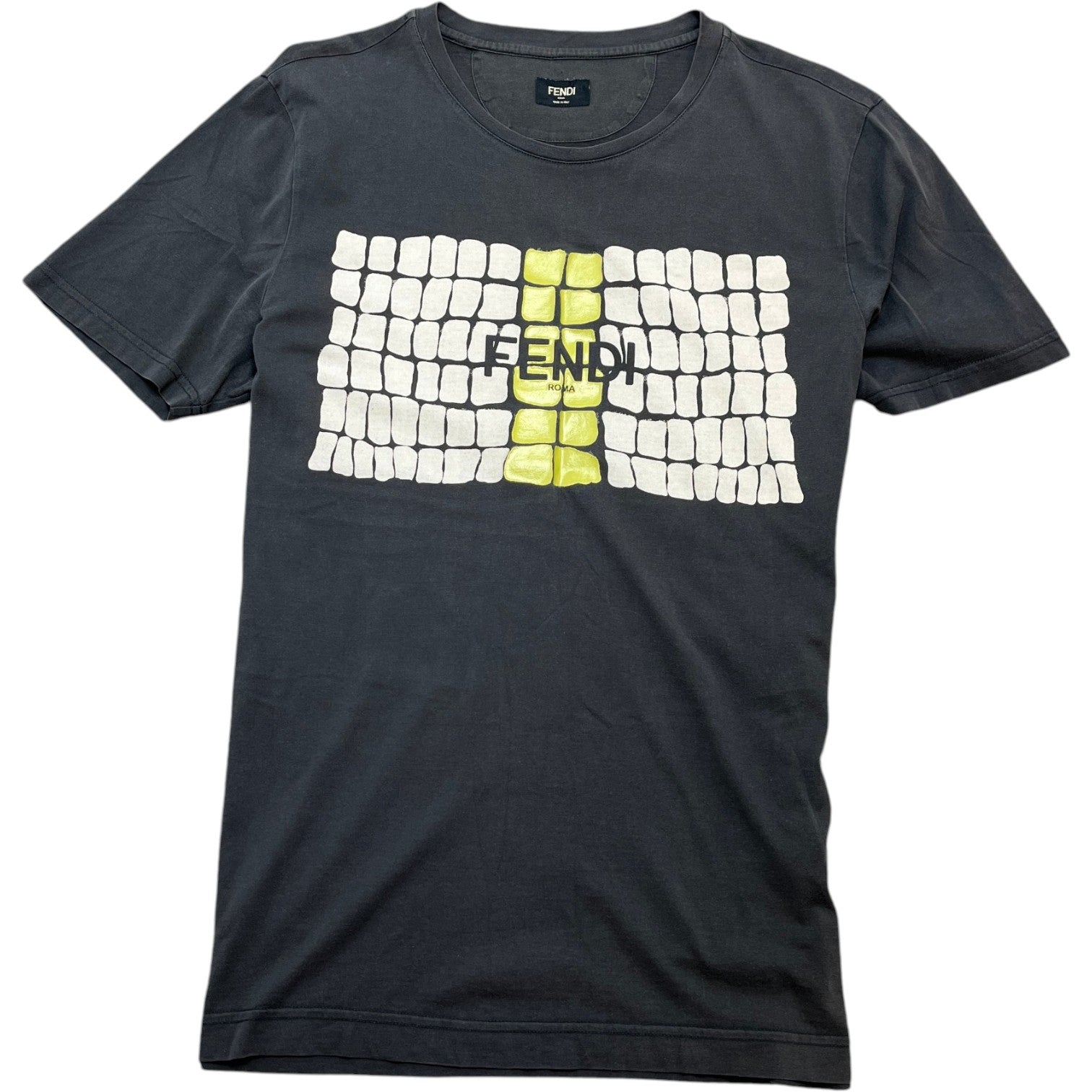 Men's Scales Logo T-Shirt Grey Size IT 52 / UK XL