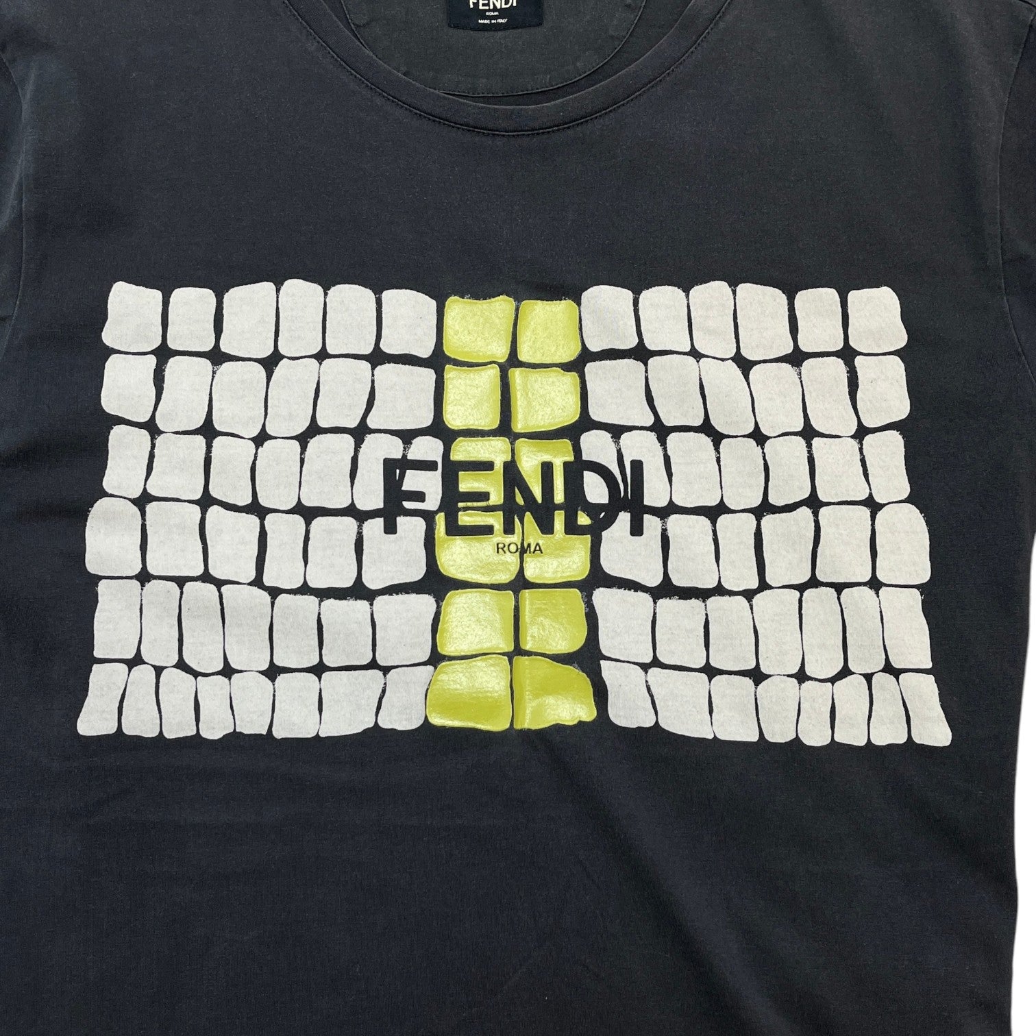 Men's Scales Logo T-Shirt Grey Size IT 52 / UK XL