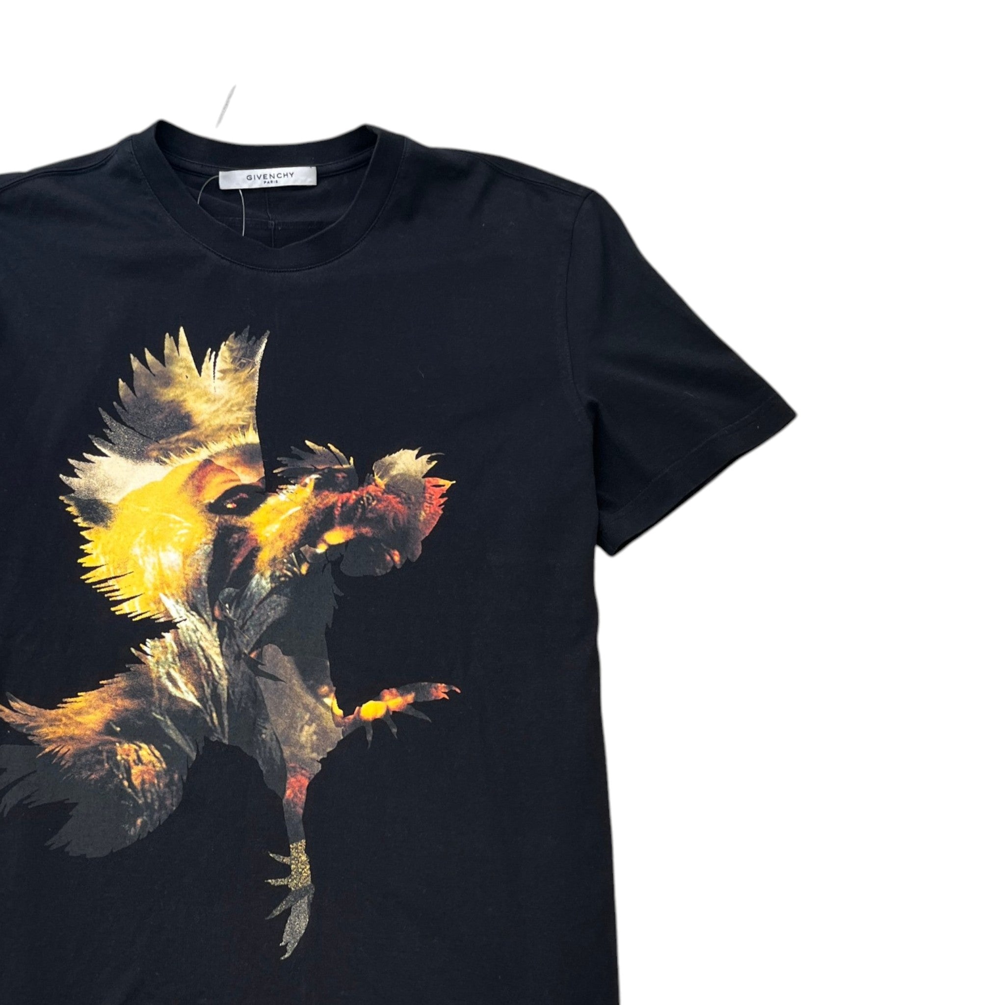 Men's Rooster Logo T-Shirt Black Size L
